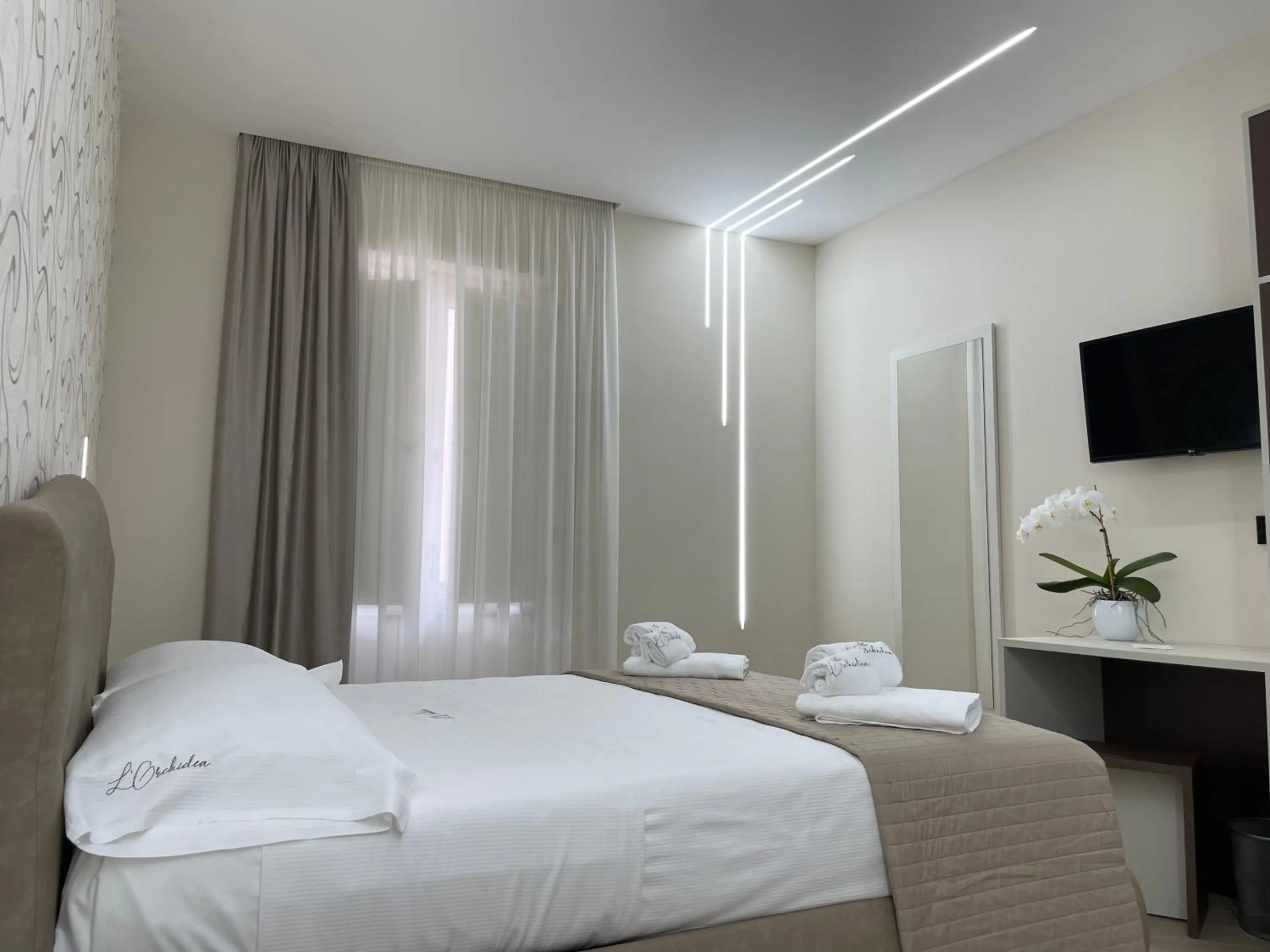 Bed in B&B L'Orchidea