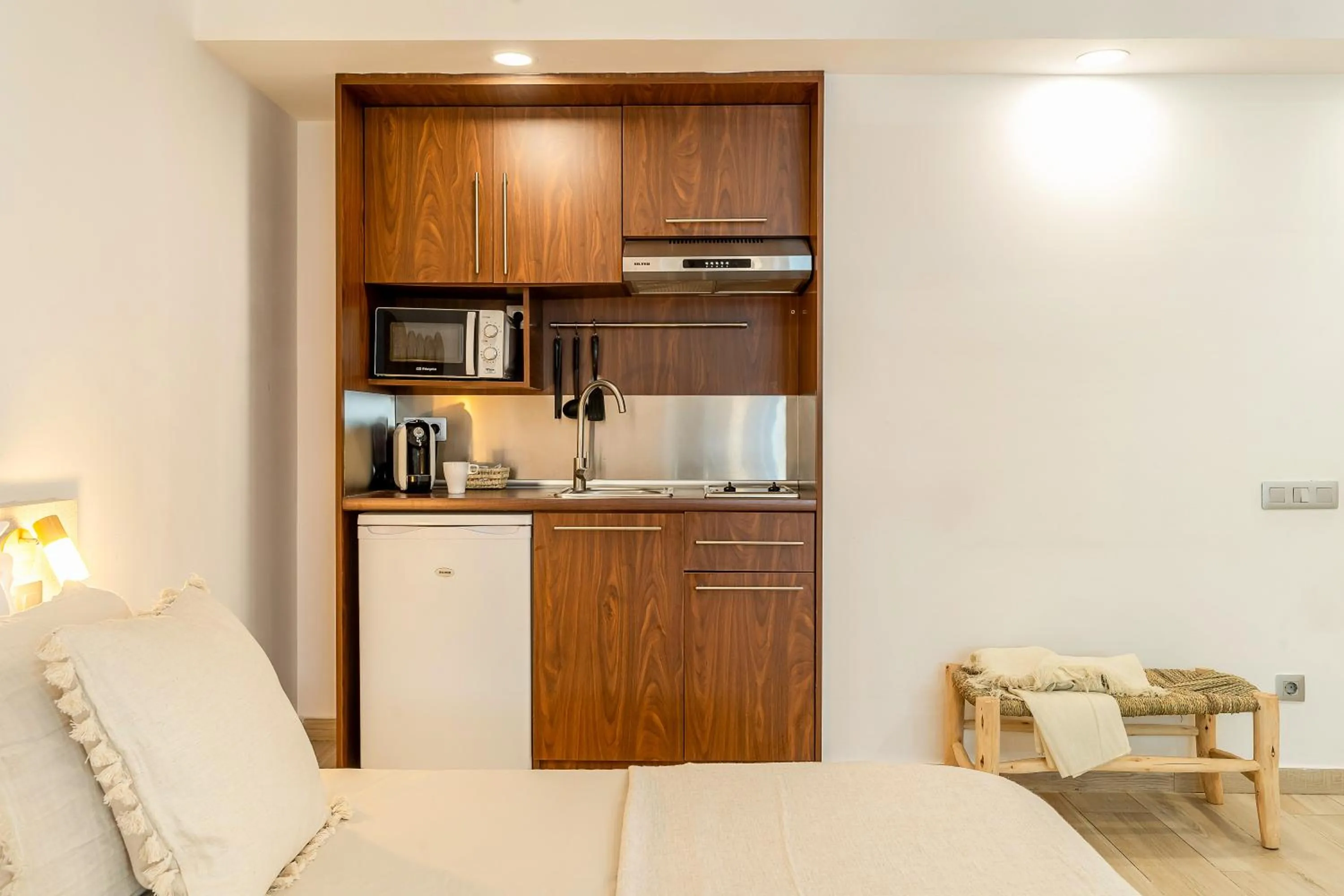 Kitchen or kitchenette in Aparthotel Centric