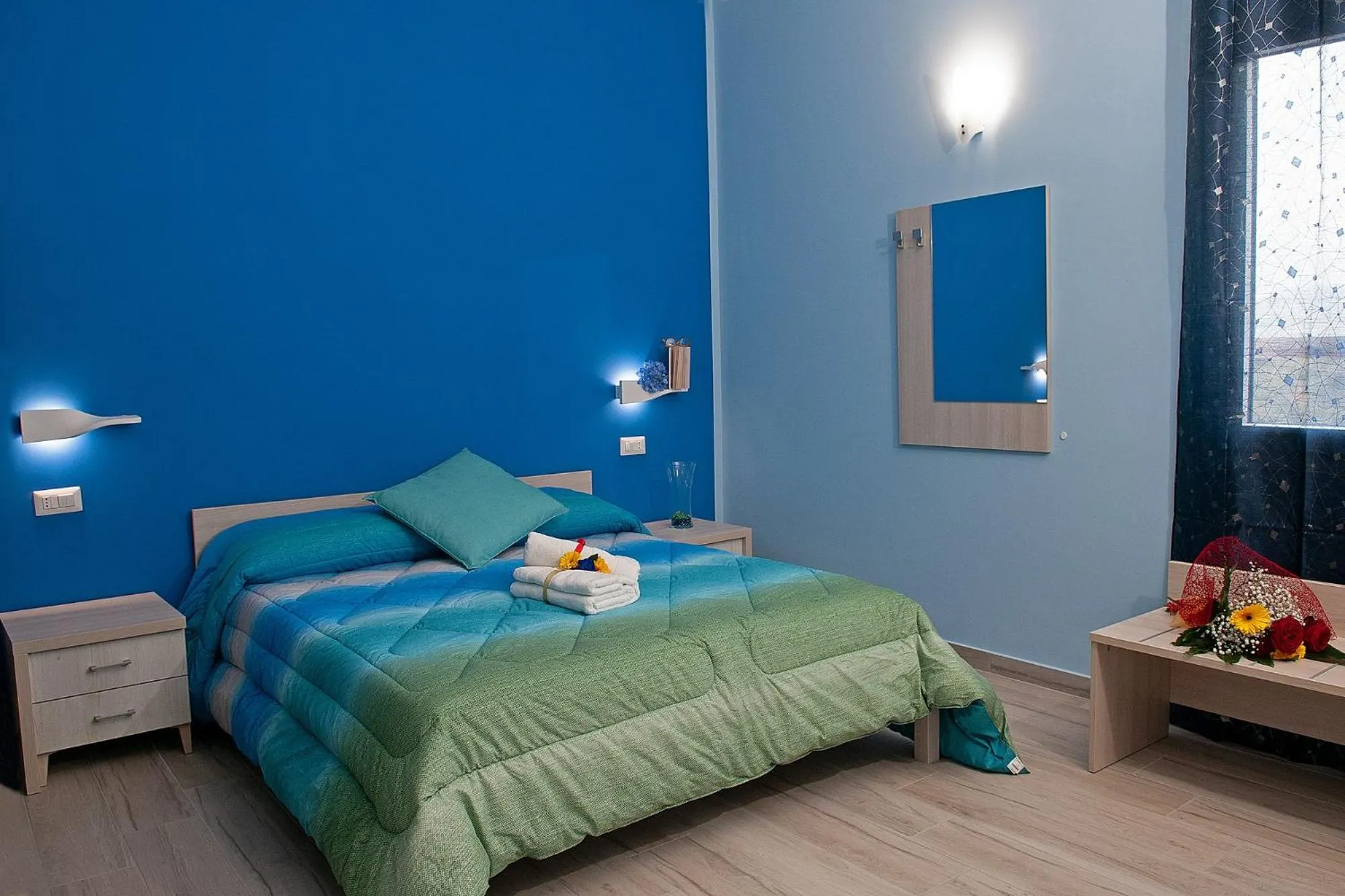 Bedroom, Bed in B&B Rainbow