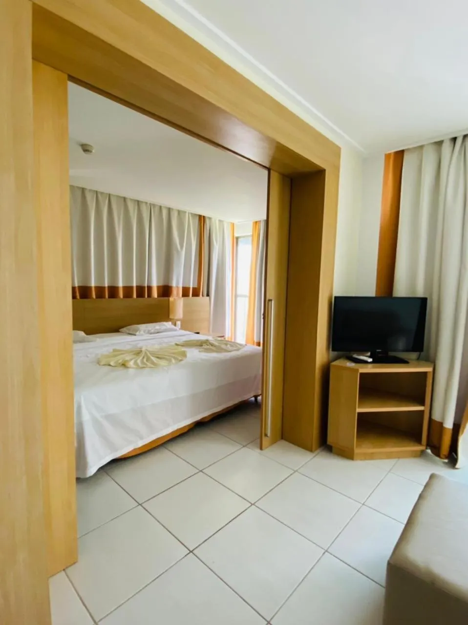 Bed in Beach Class Muro Alto Condomínio Resort By New Time