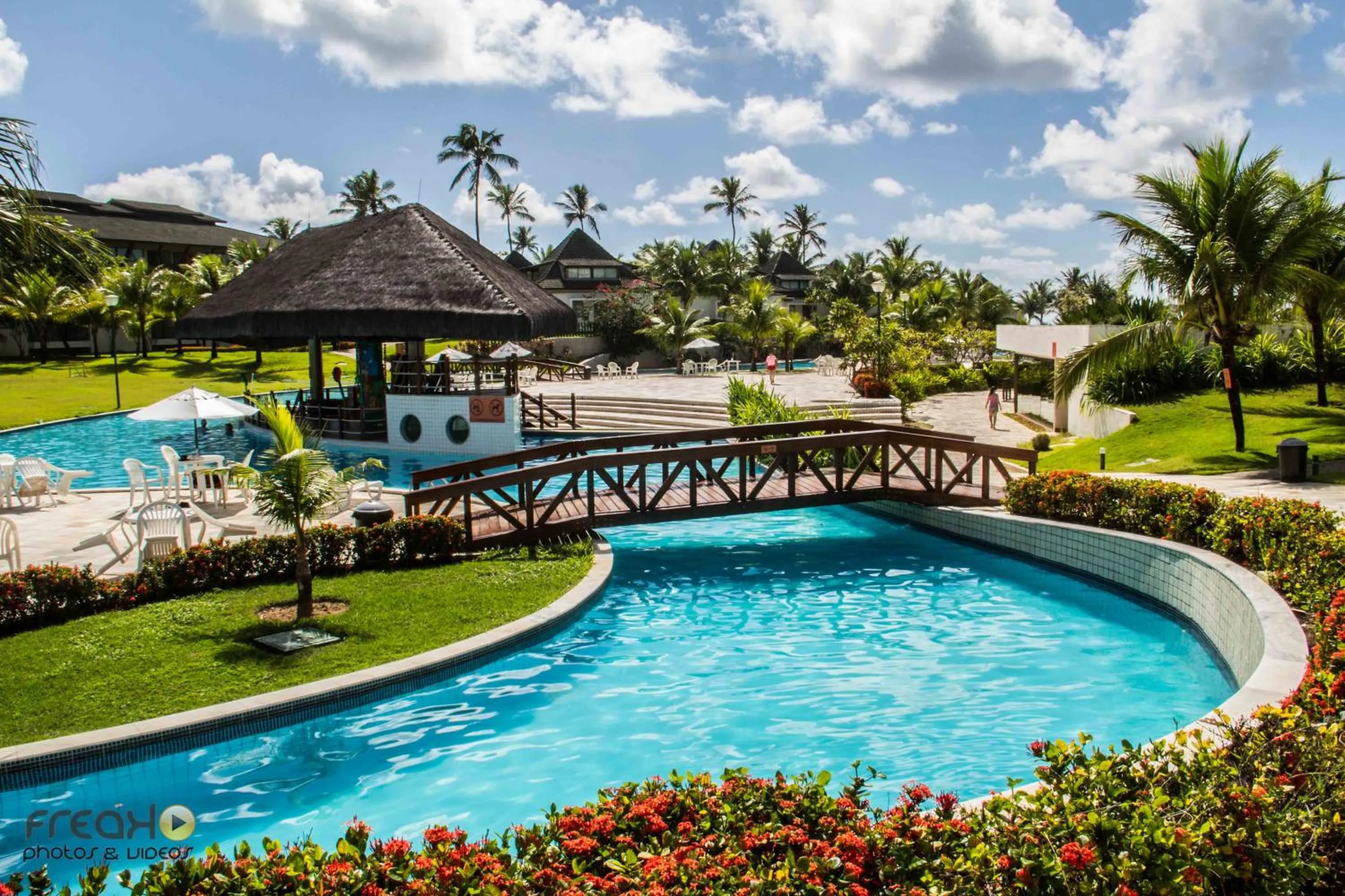 Swimming pool in Beach Class Muro Alto Condomínio Resort By New Time