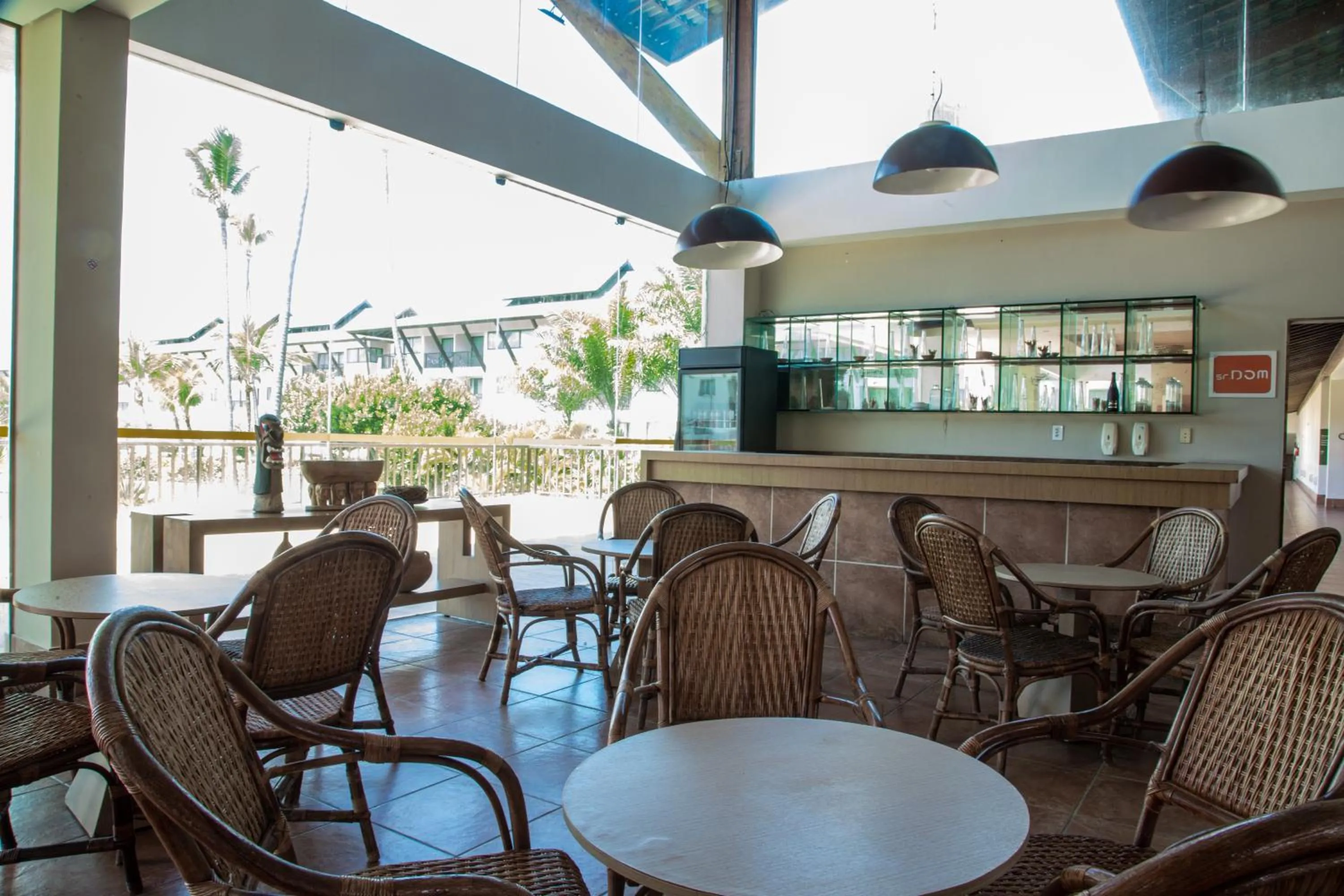 Lobby or reception in Beach Class Muro Alto Condomínio Resort By New Time