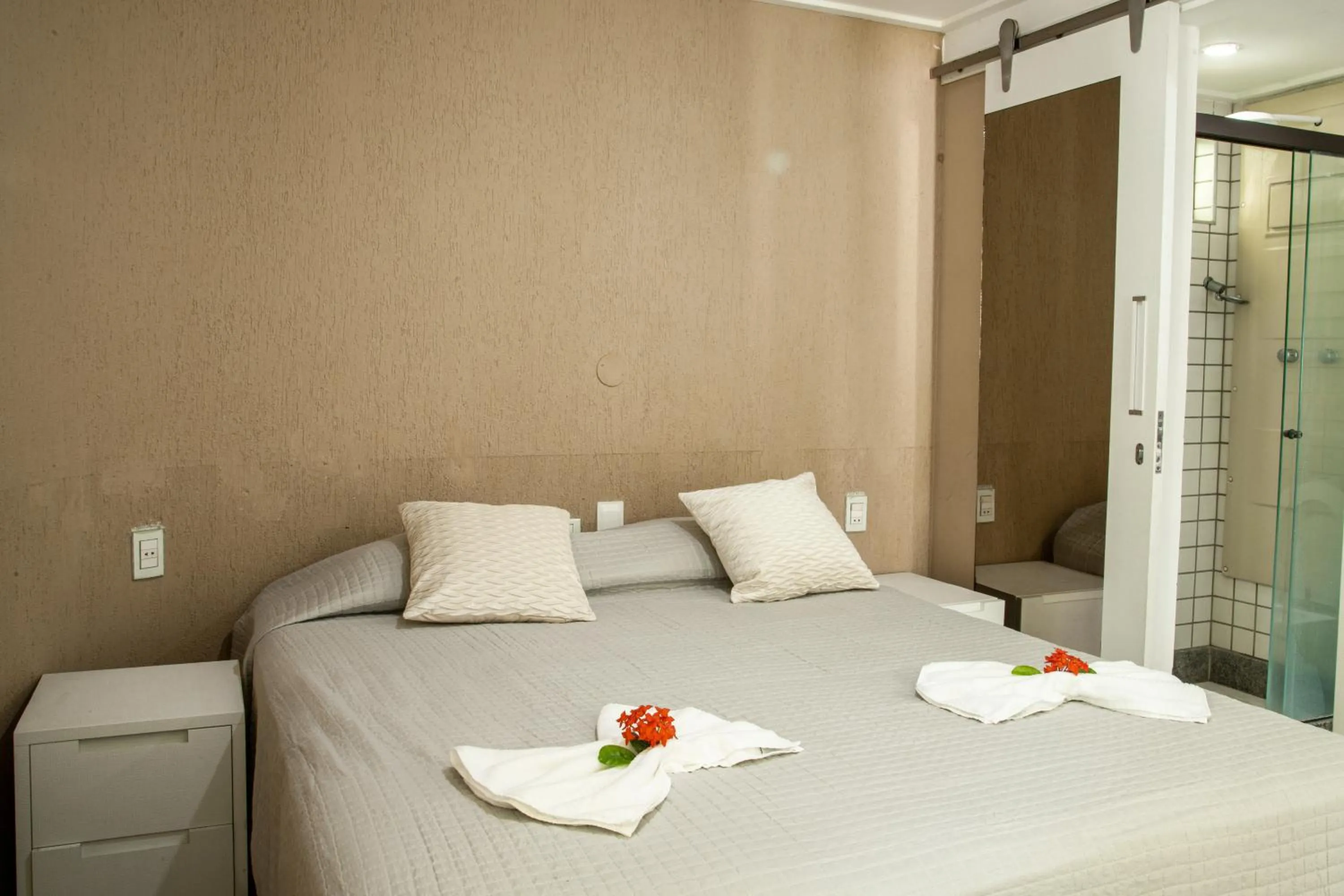 Bed in Beach Class Muro Alto Condomínio Resort By New Time