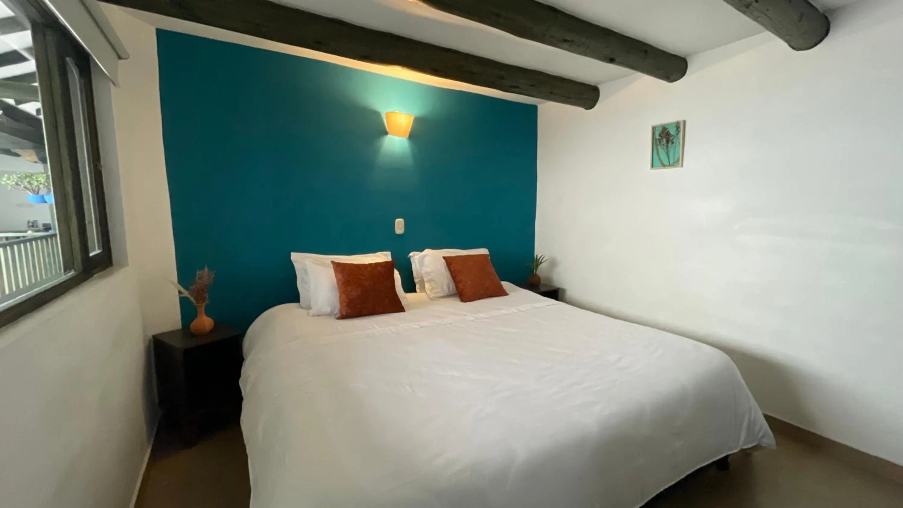 Bedroom, Bed in Hotel Verona Villa de Leyva