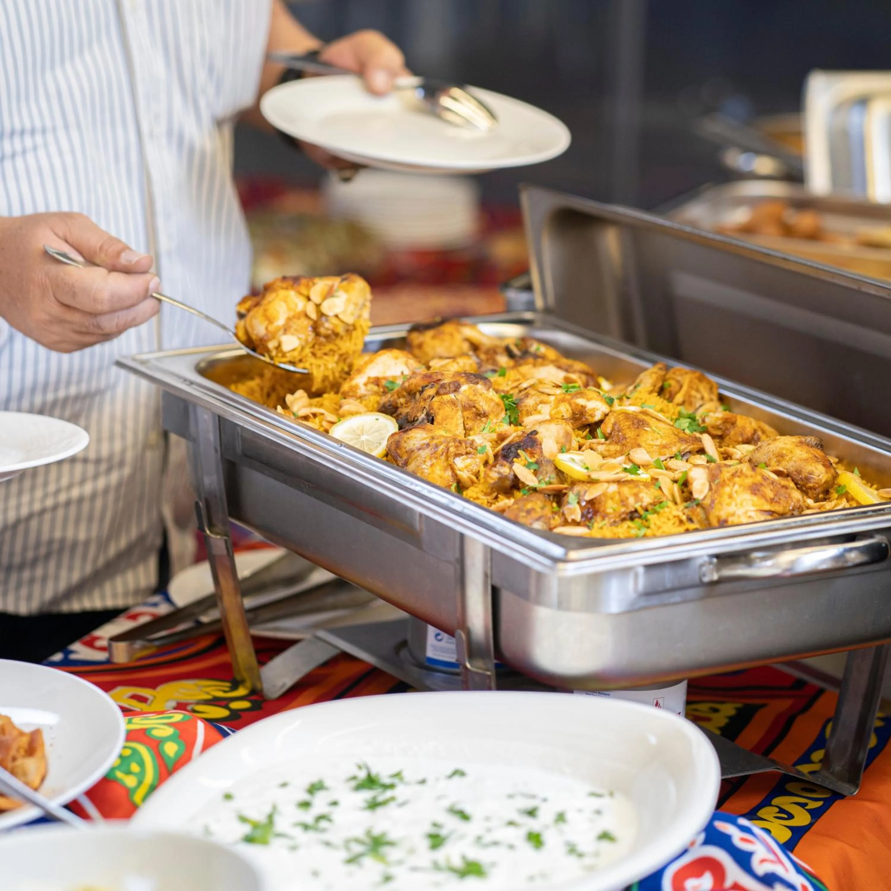 Food and drinks in Sea view hotel