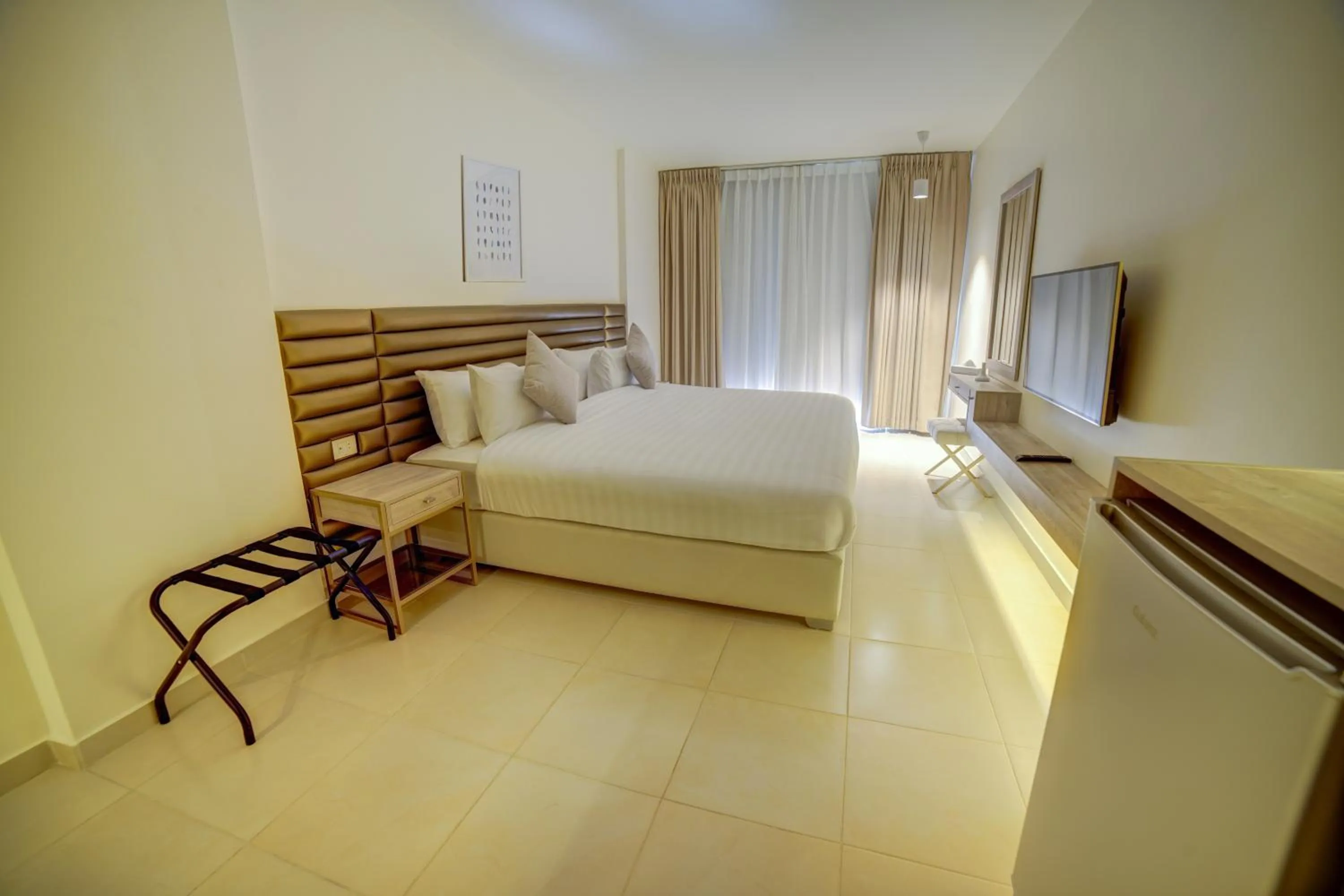 Photo of the whole room, Bed in Sea view hotel