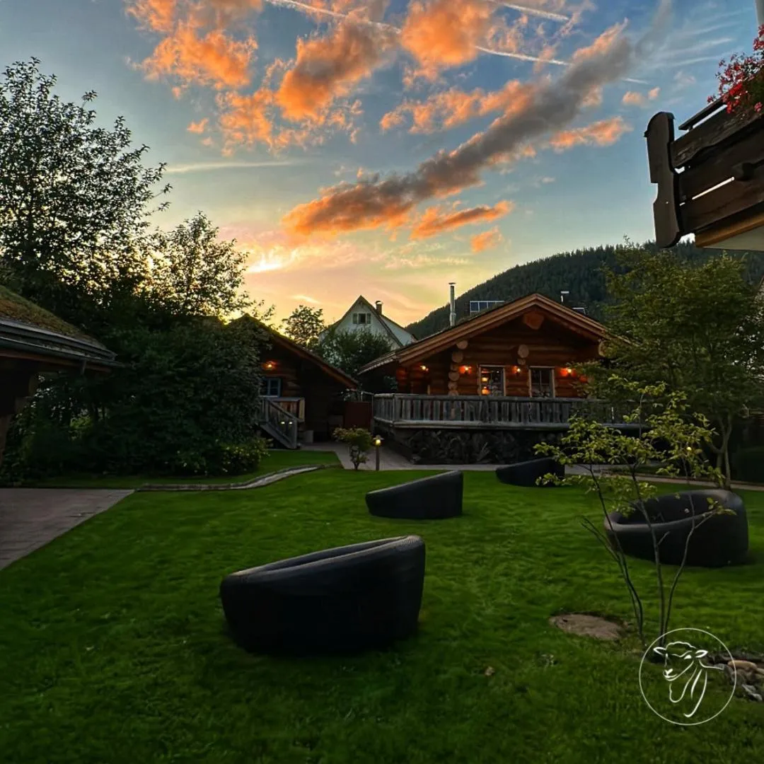 Garden view in Hotel Lamm Baiersbronn Mitteltal