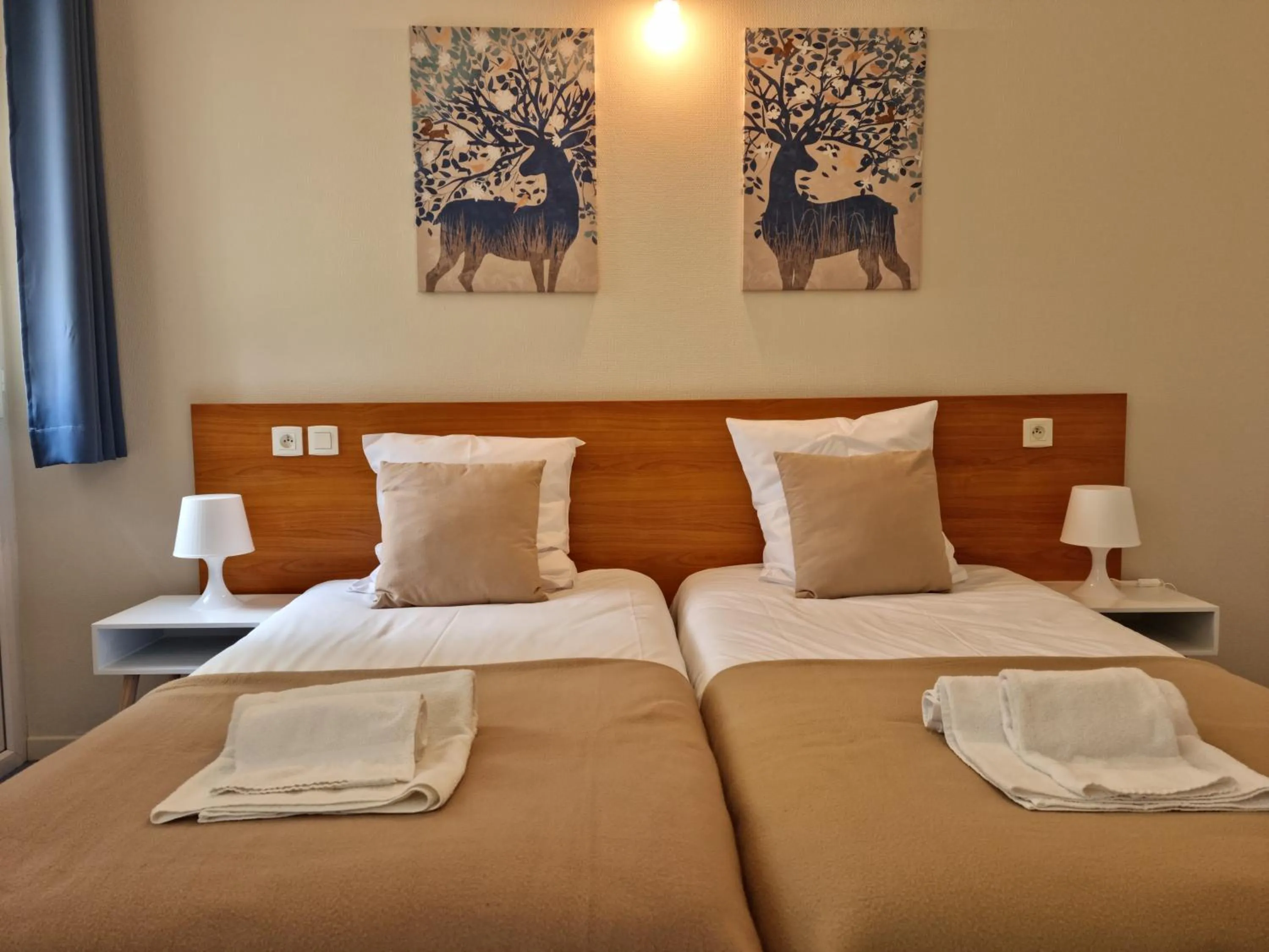 Bed in Hôtel Eden Lake