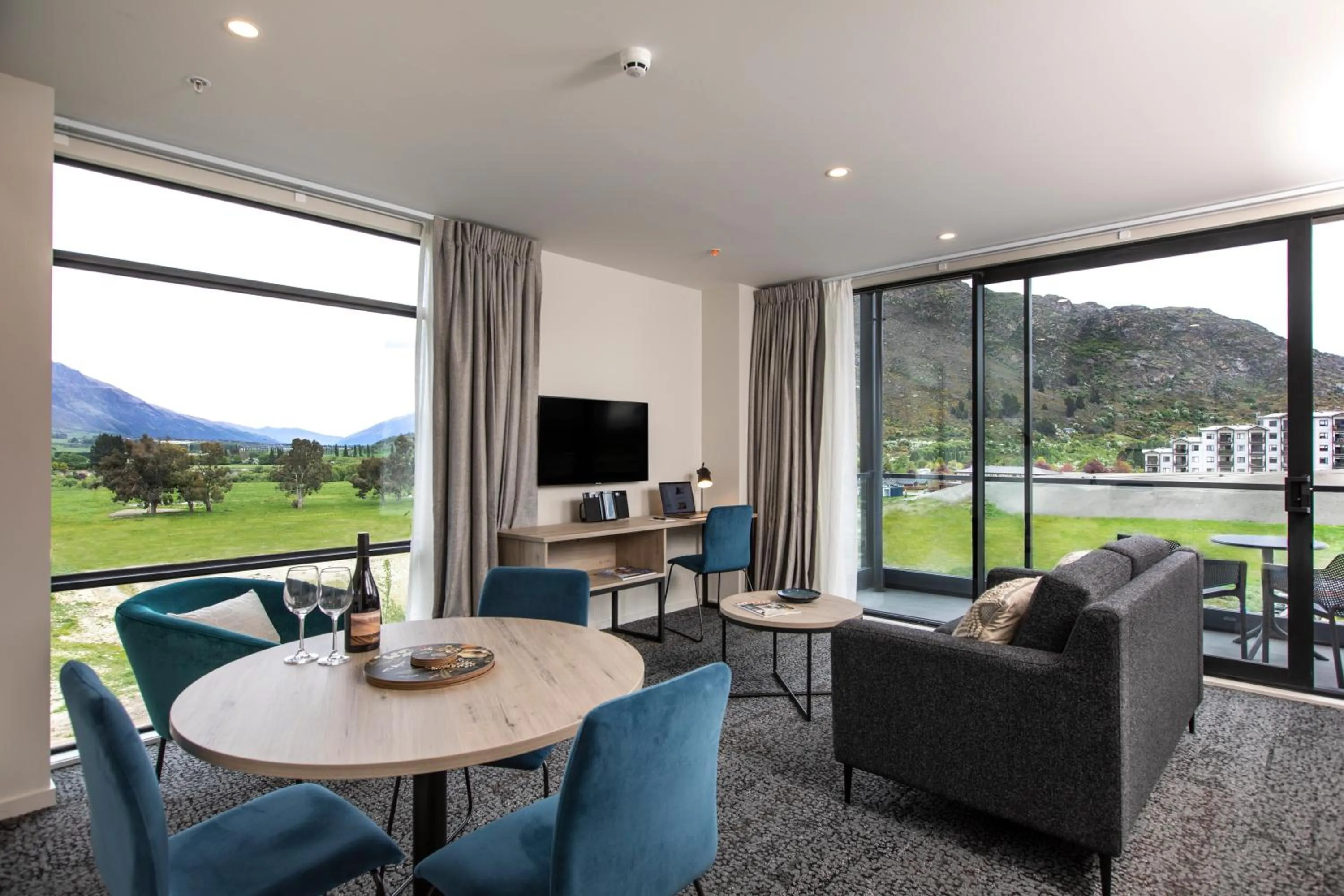 Living room in Quest Queenstown Apartments Remarkables Park