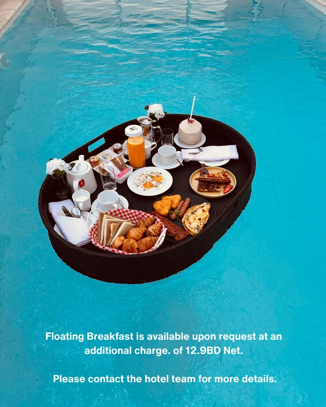 Pool view in Swiss-Belsuites Admiral Juffair