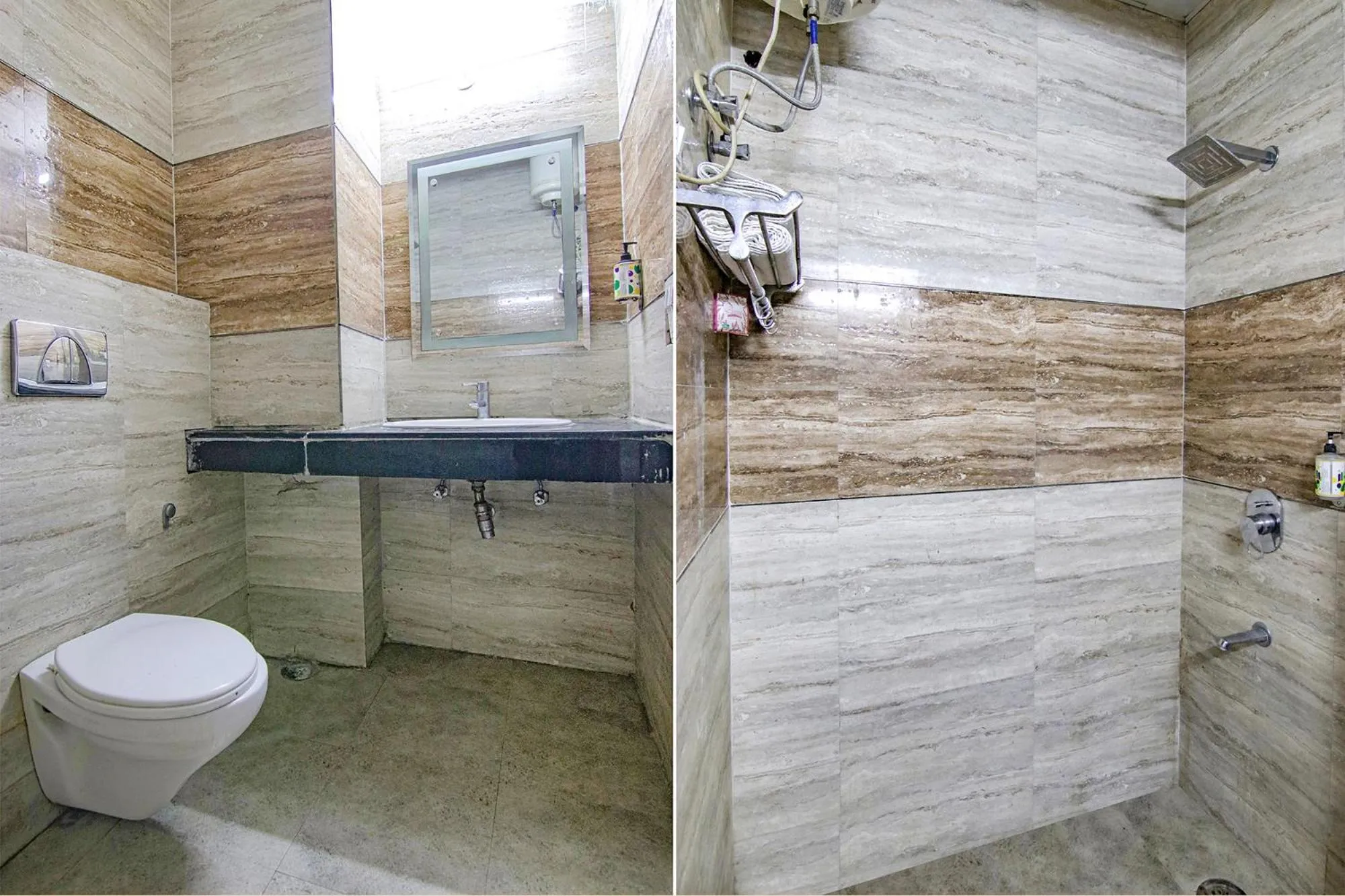 Bathroom in FabHotel Singh Suite - DLF Phase 3, Gurugram