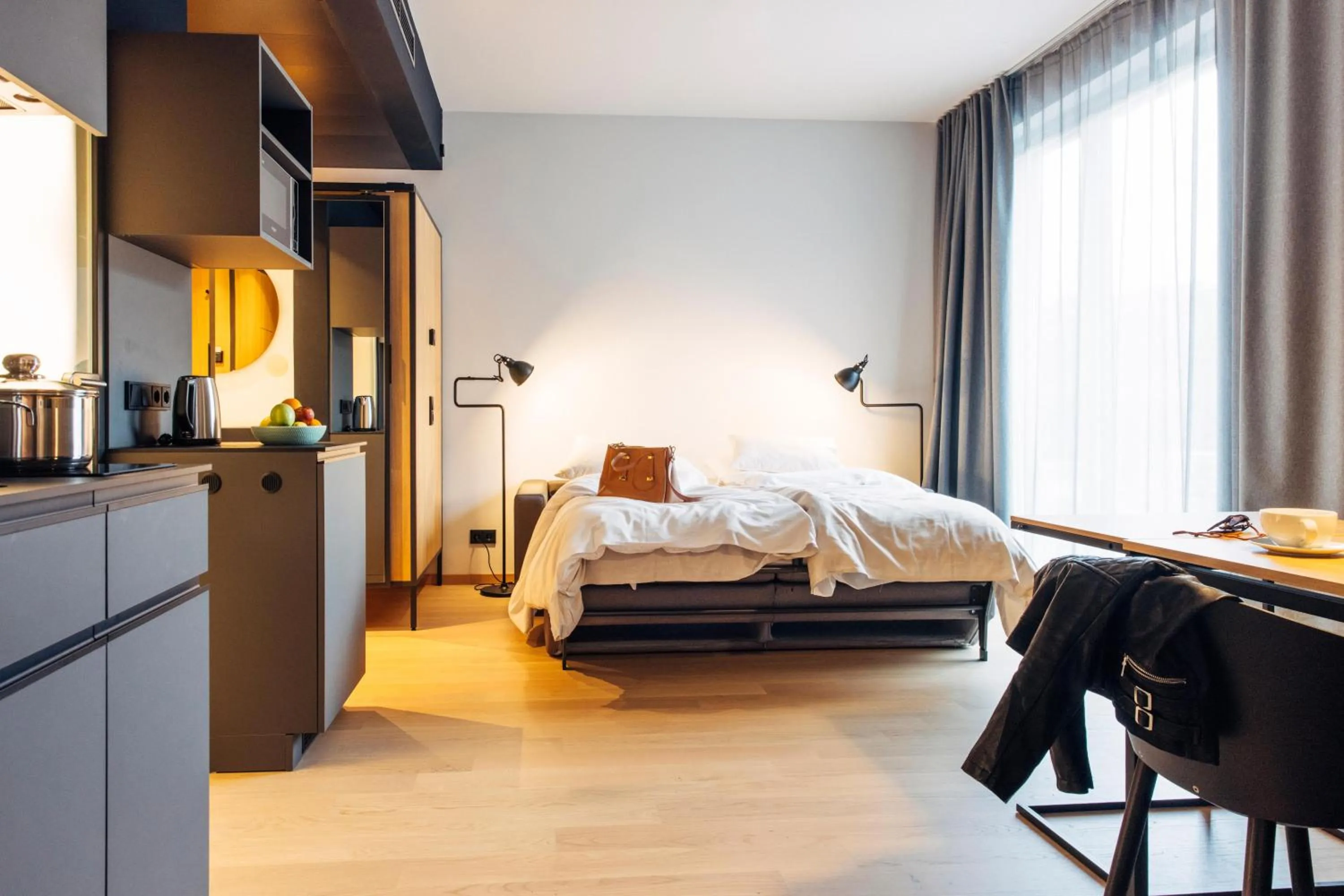 Photo of the whole room, Bed in harry's home Bischofshofen hotel & apartments