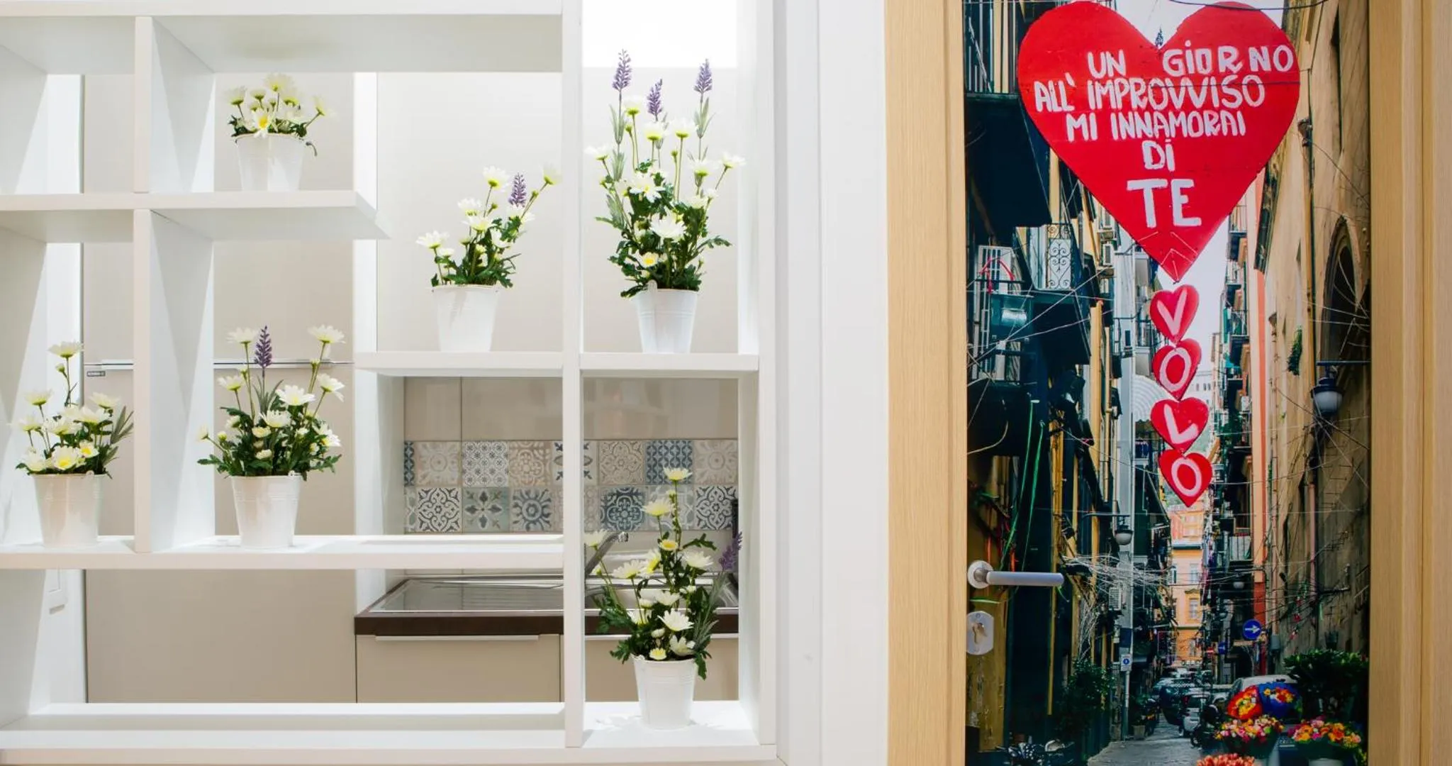 Lobby or reception in Le Meraviglie Di Napoli