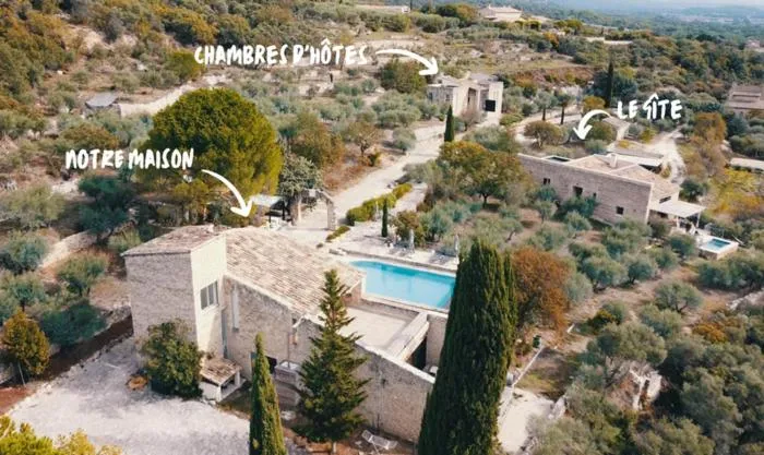 Bird's eye view in Les Milles Roches