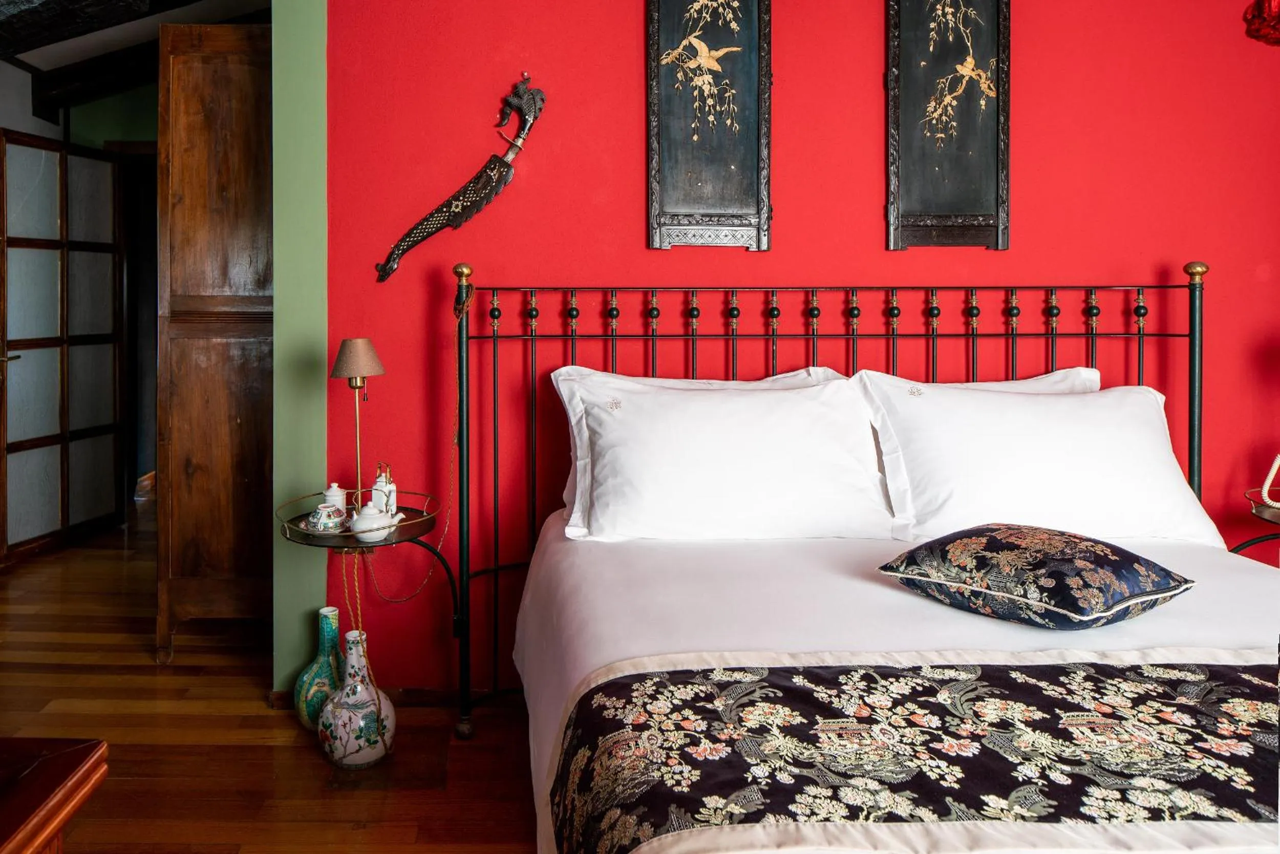 Bedroom, Bed in Country House La Bursch