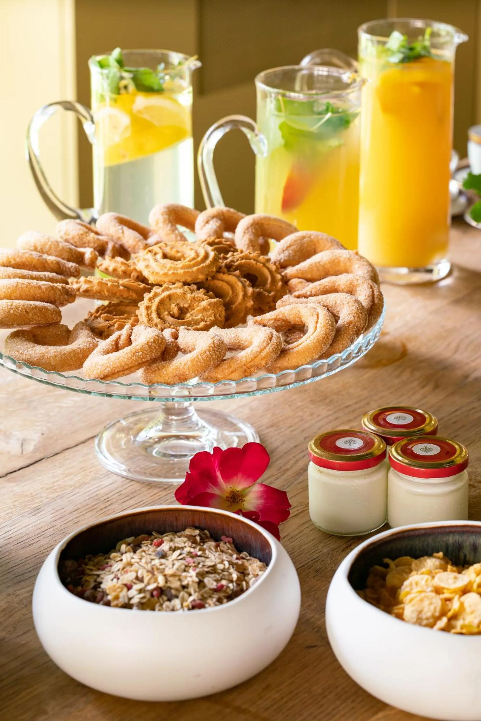 Food and drinks in Country House La Bursch