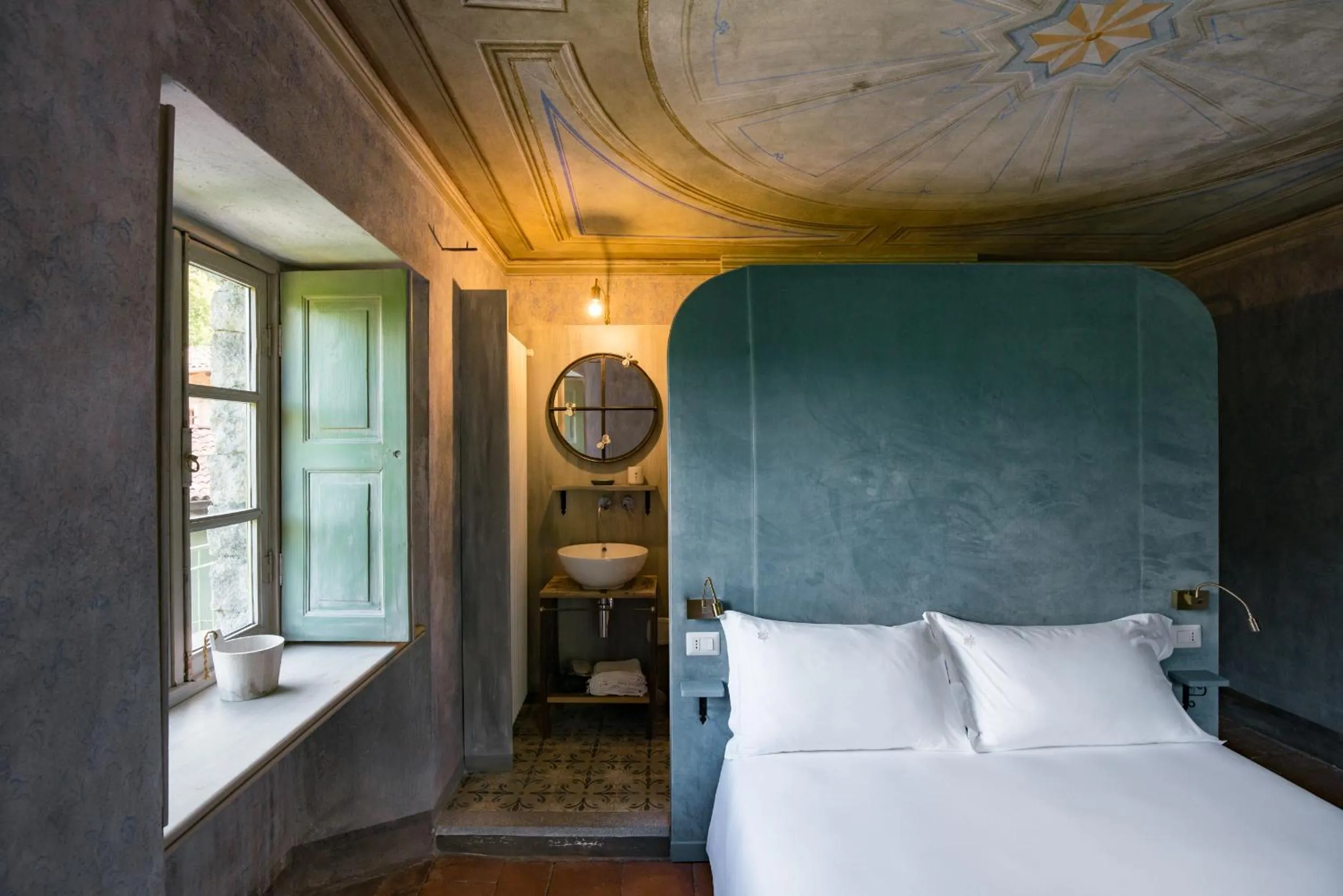 Bedroom, Bed in Country House La Bursch