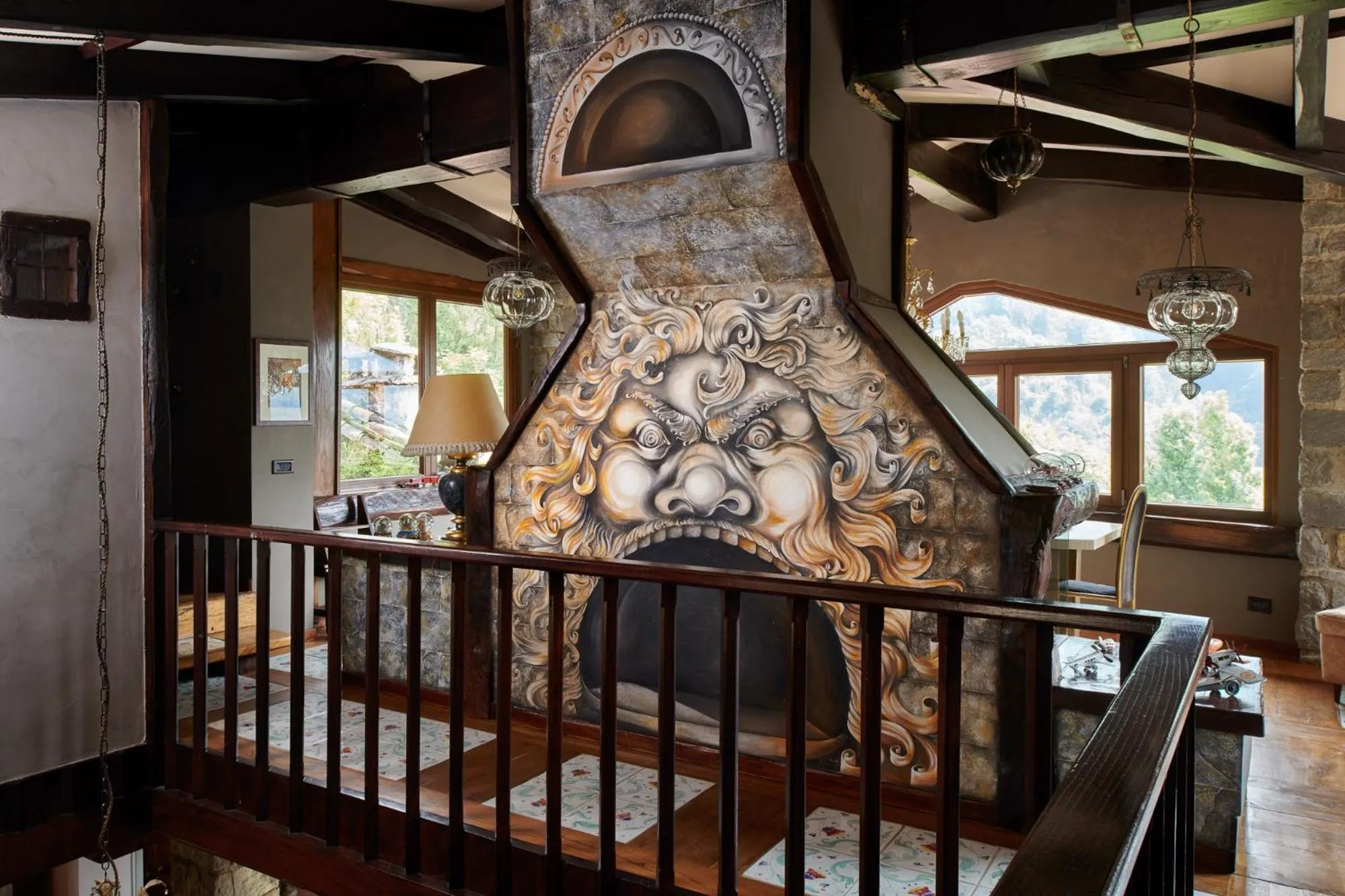 Living room in Country House La Bursch