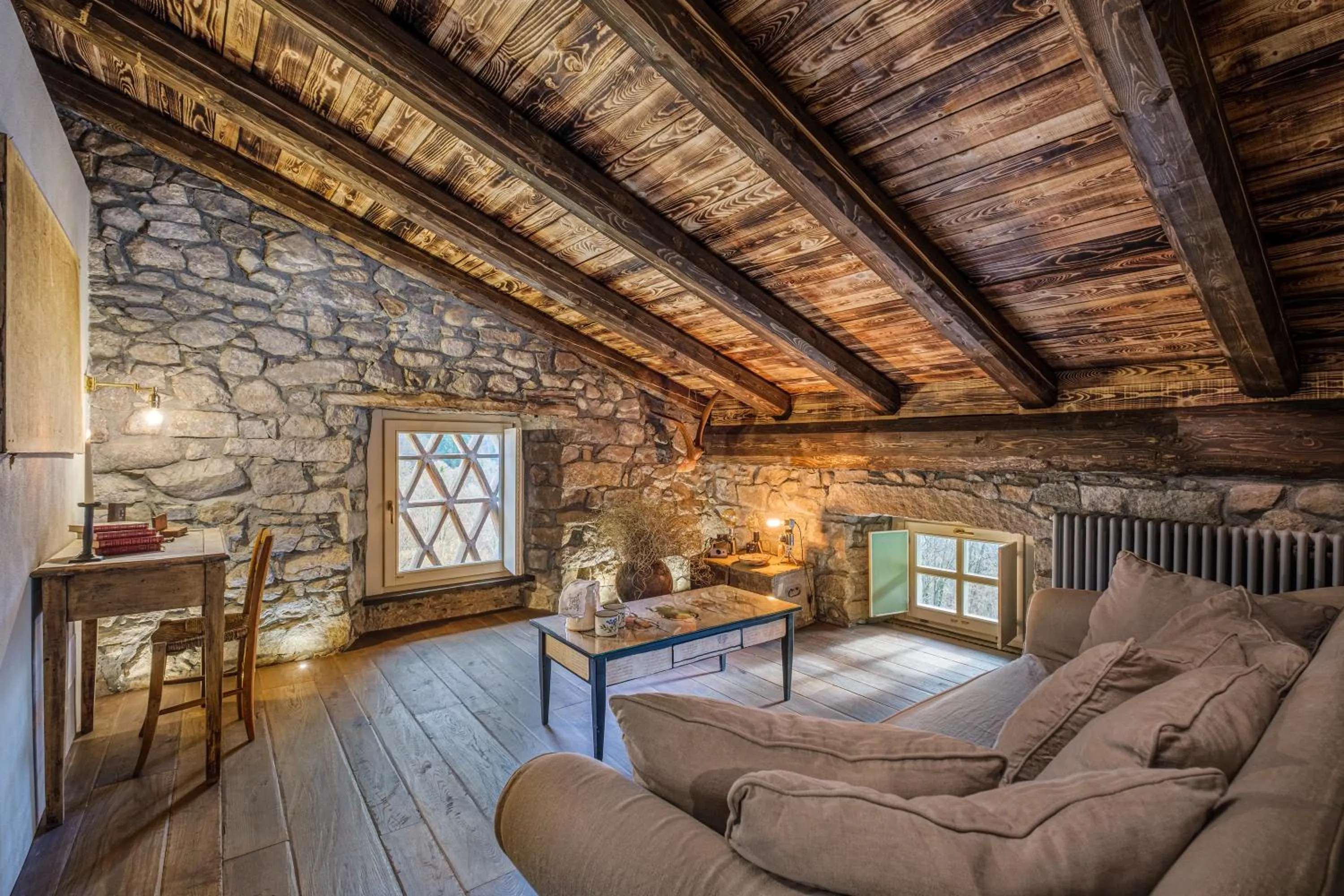 Living room in Country House La Bursch
