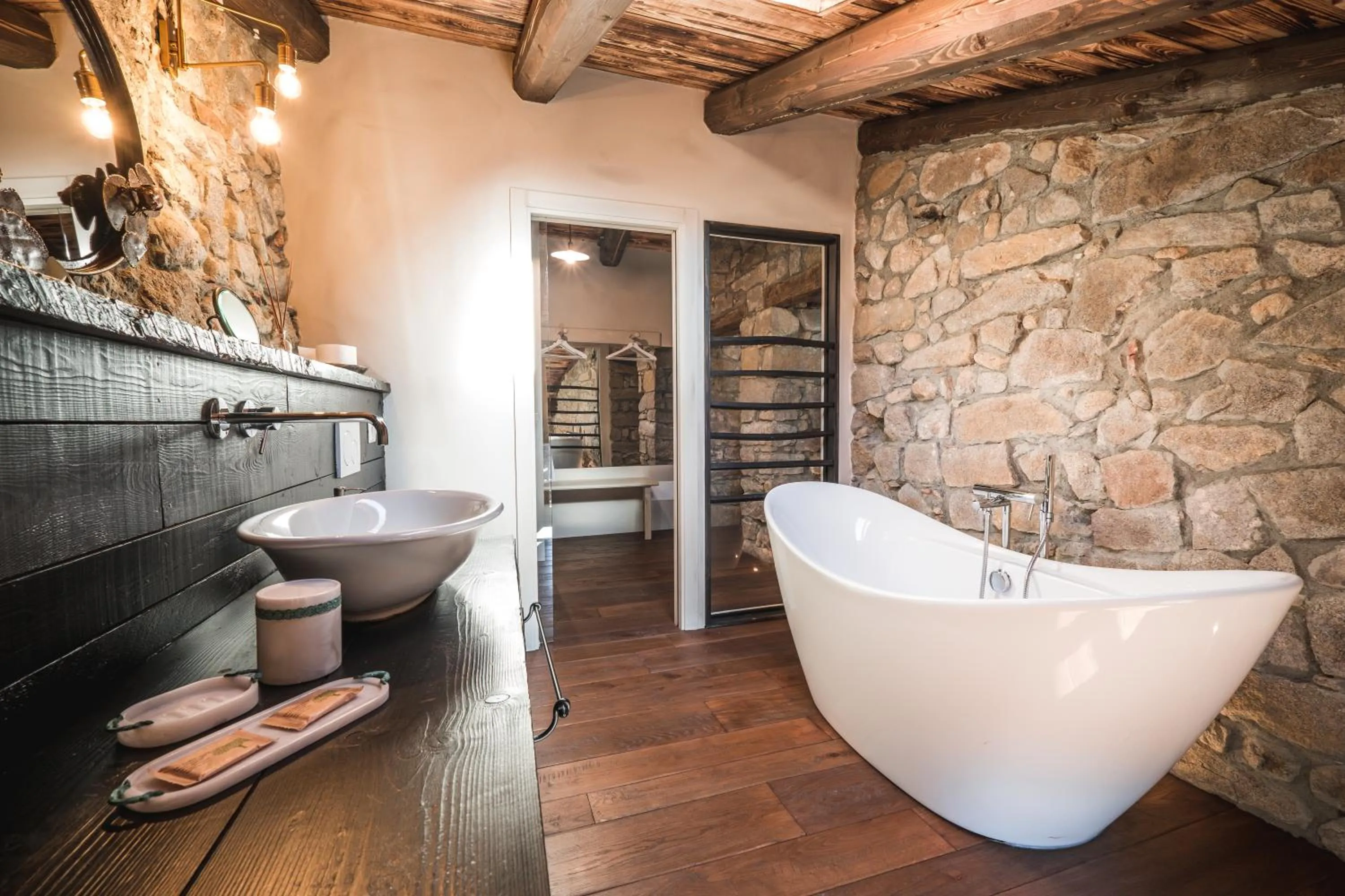 Bathroom in Country House La Bursch
