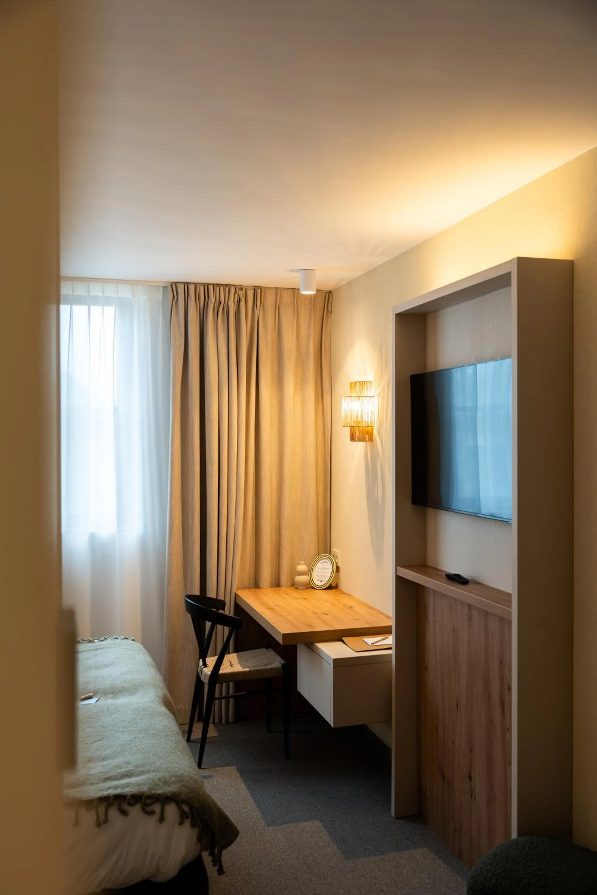 Bed in Factory Hotel