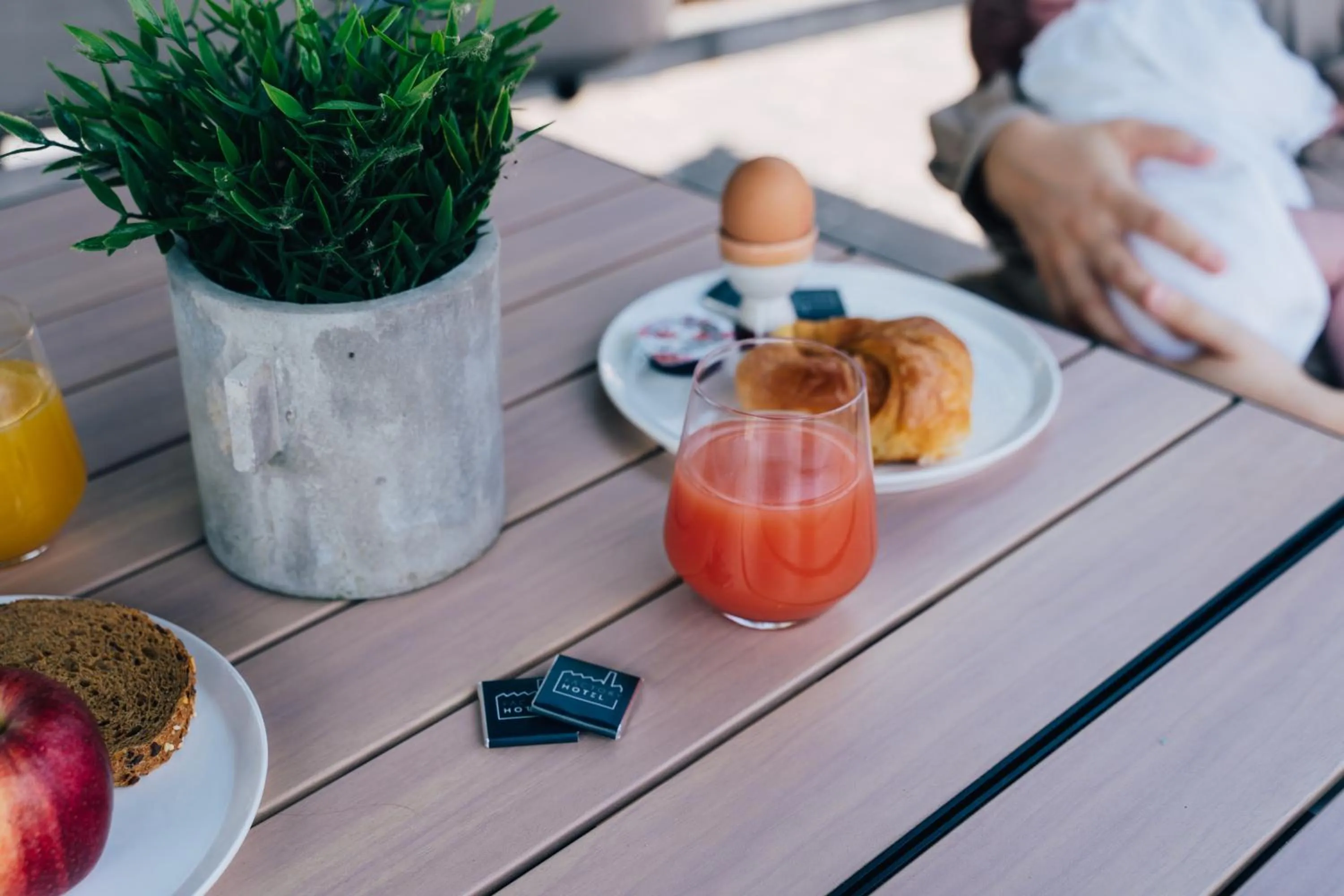 Balcony/Terrace in Factory Hotel