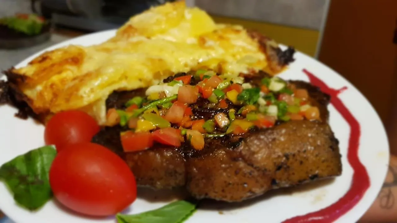 BBQ facilities in Hotel Lago del Desierto