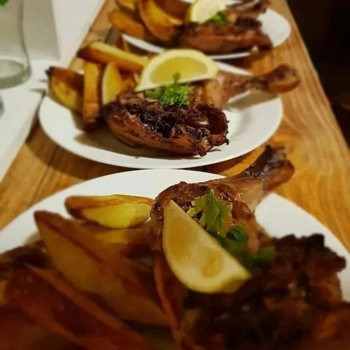 BBQ facilities in Hotel Lago del Desierto