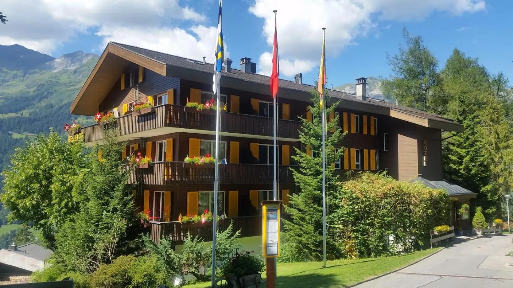 Property building in Hotel Bellevue - Traditional Swiss Hideaway