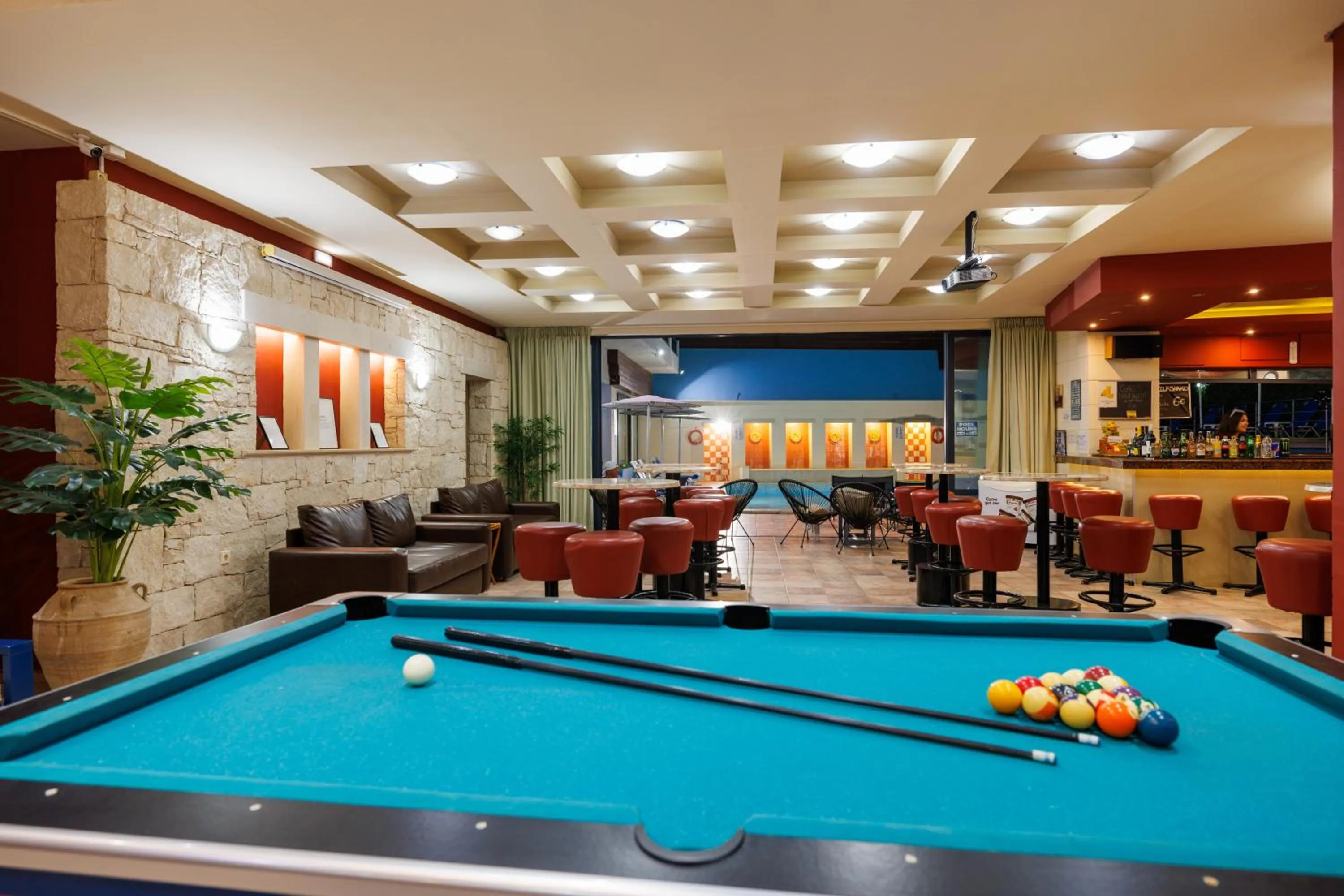 Communal lounge/ TV room in Agrabella Hotel - Adults Only