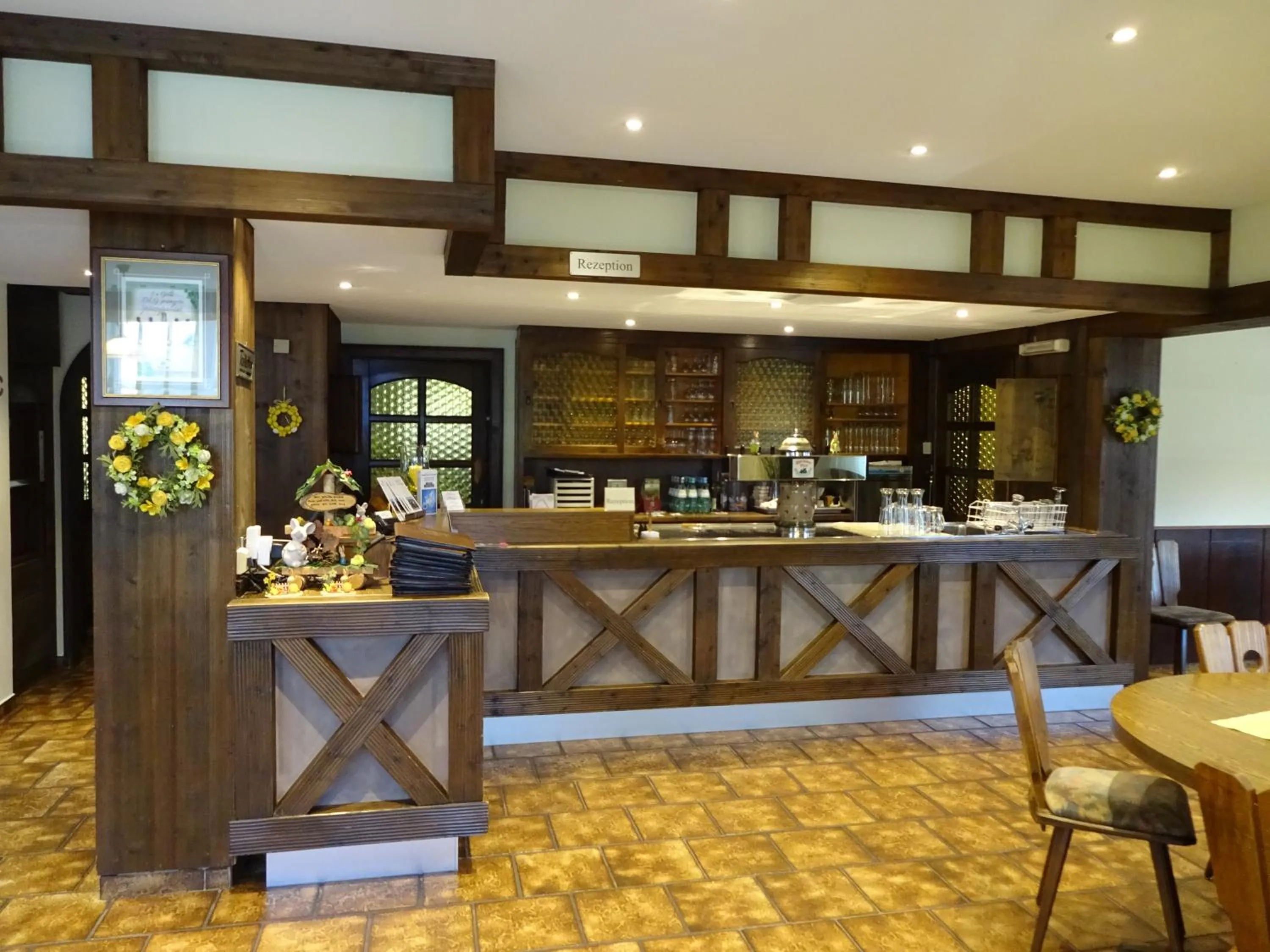 Lobby or reception in Gasthof Hotel Zum Ross