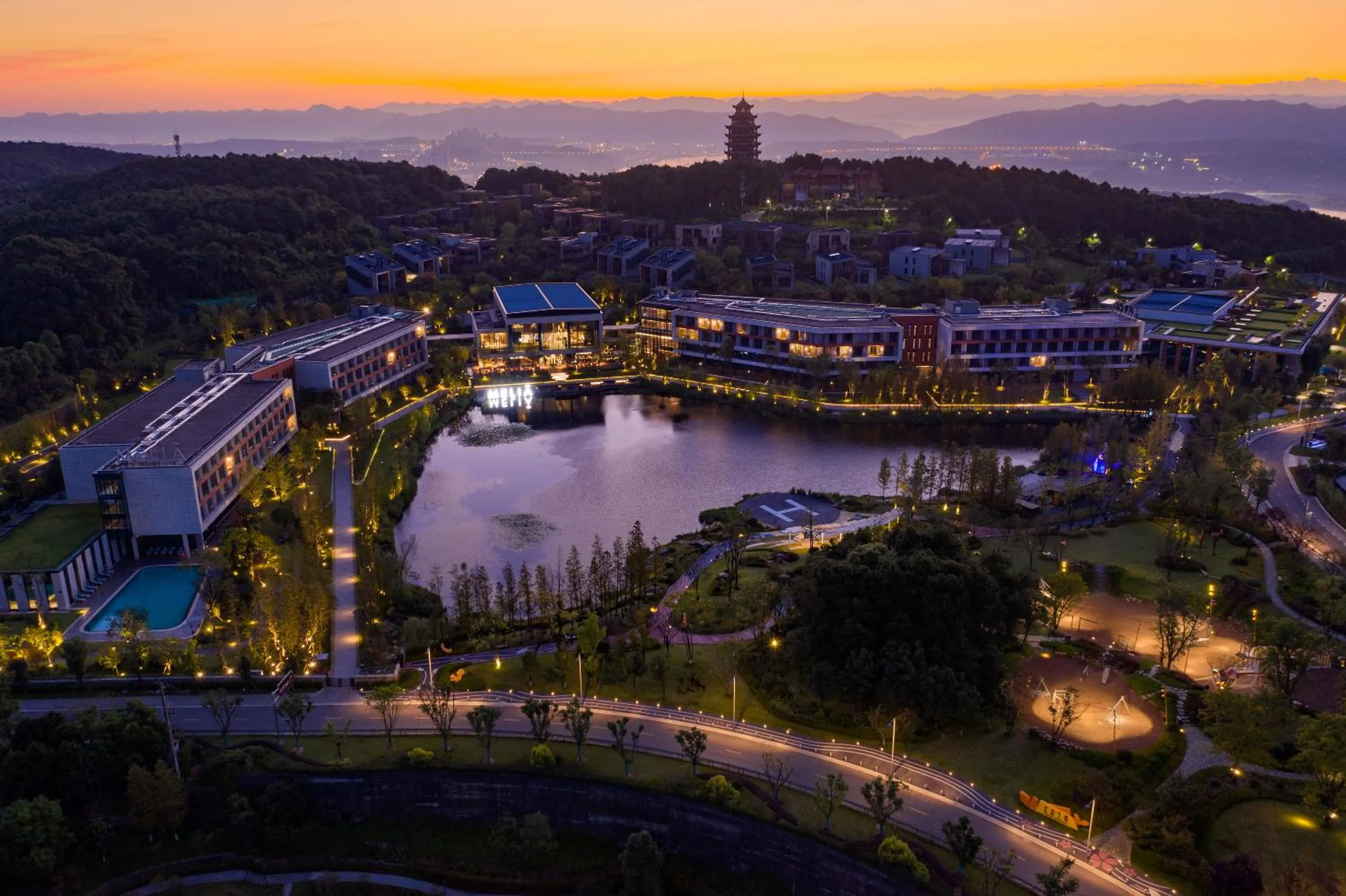 Bird's eye view in Melia Chongqing