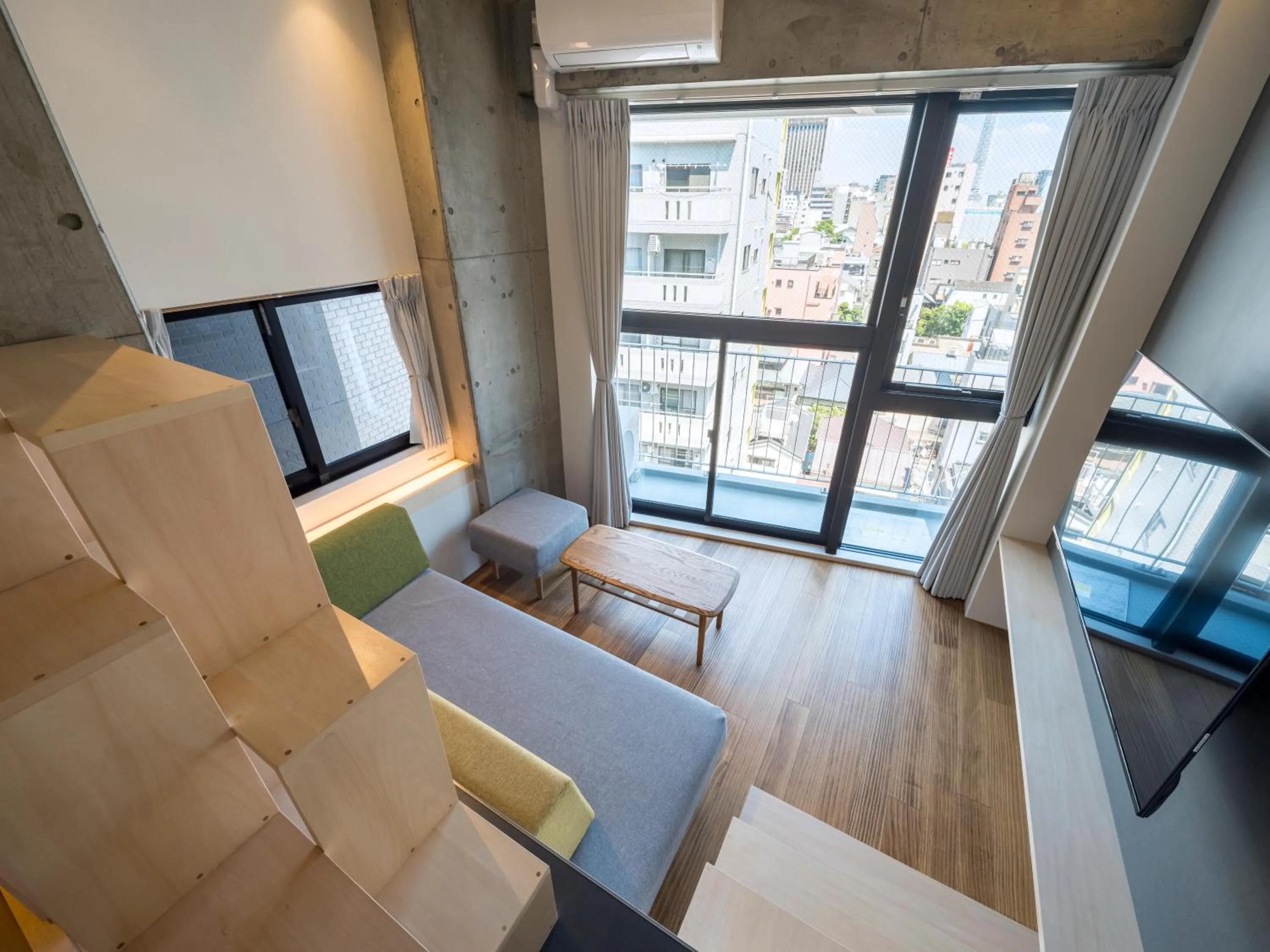 Living room in dots. tokyo