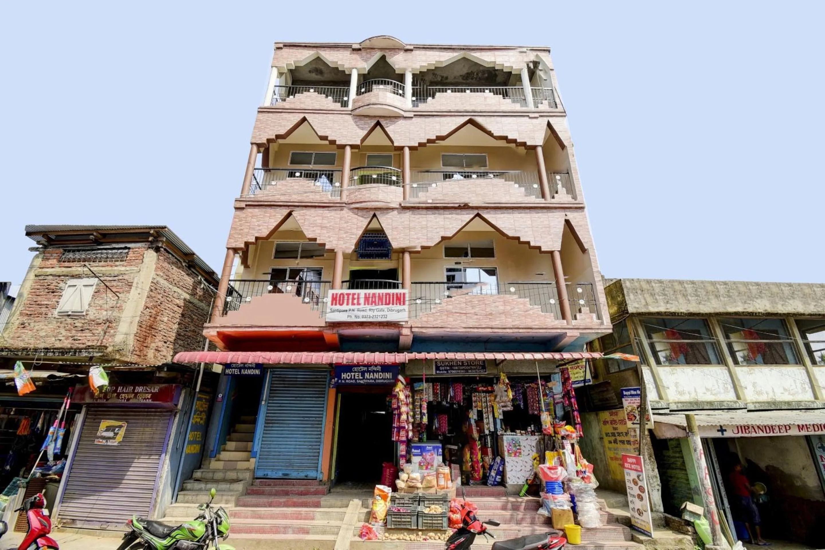 Facade/entrance in Hotel O NANDINI