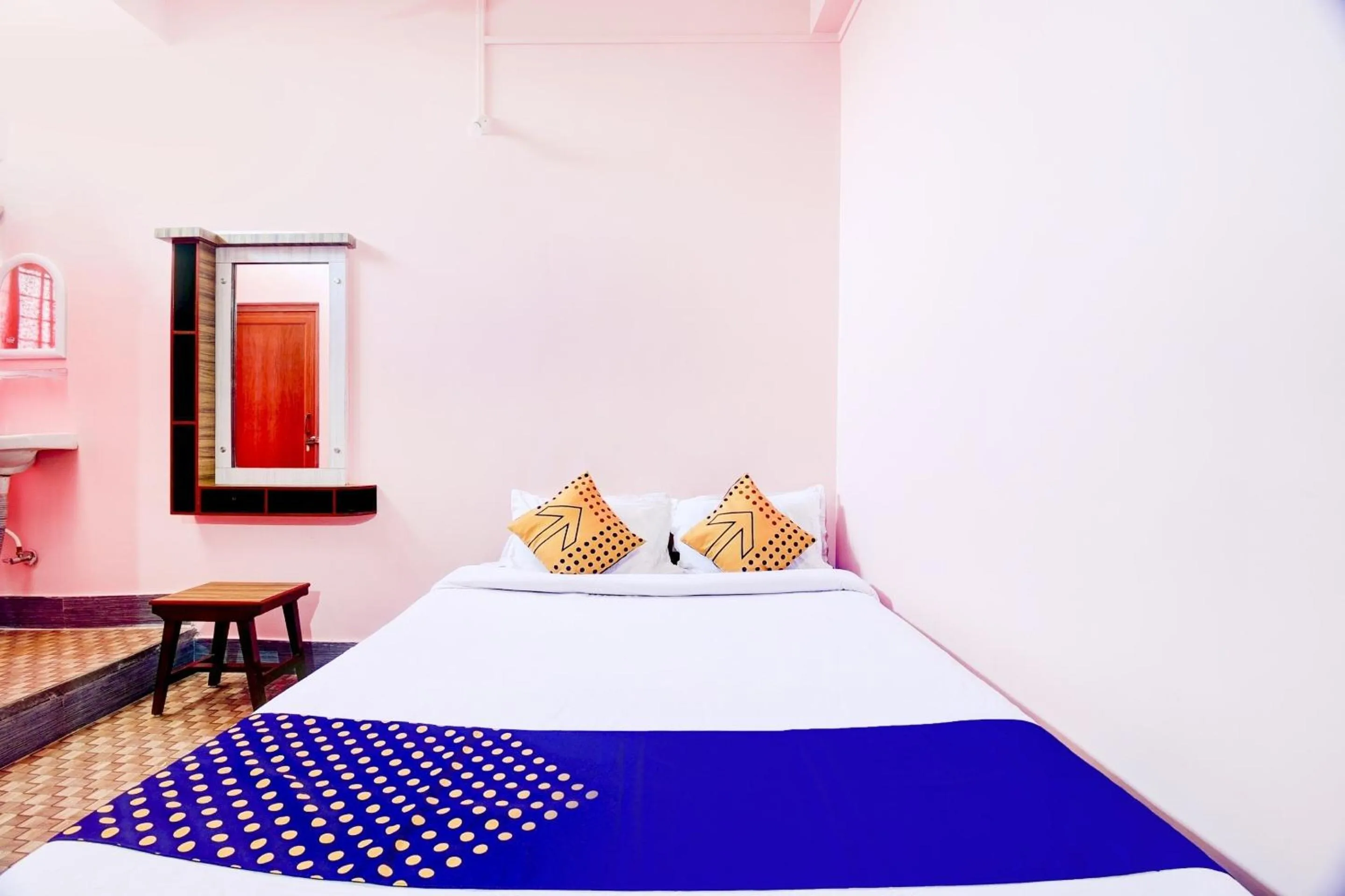 Lobby or reception, Bed in Hotel O NANDINI