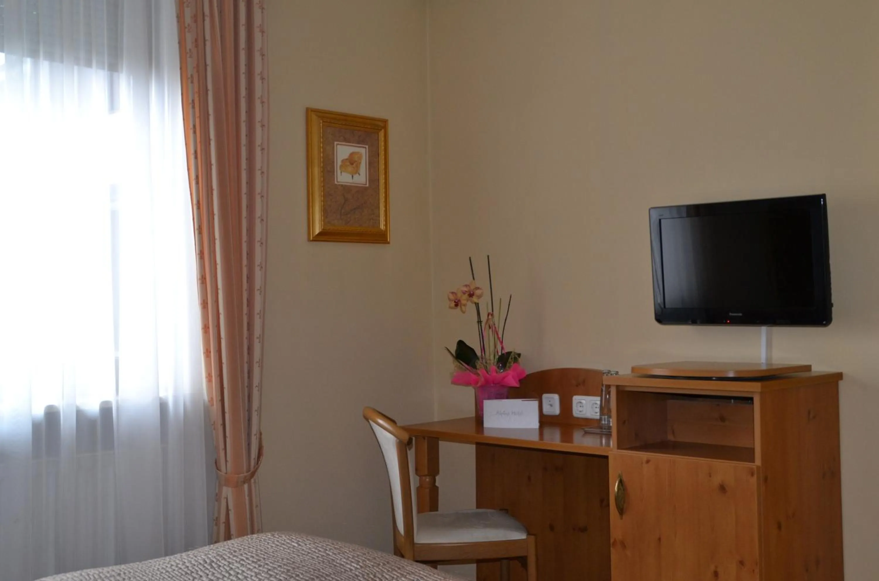 TV and multimedia, Bed in Alpina Hotel