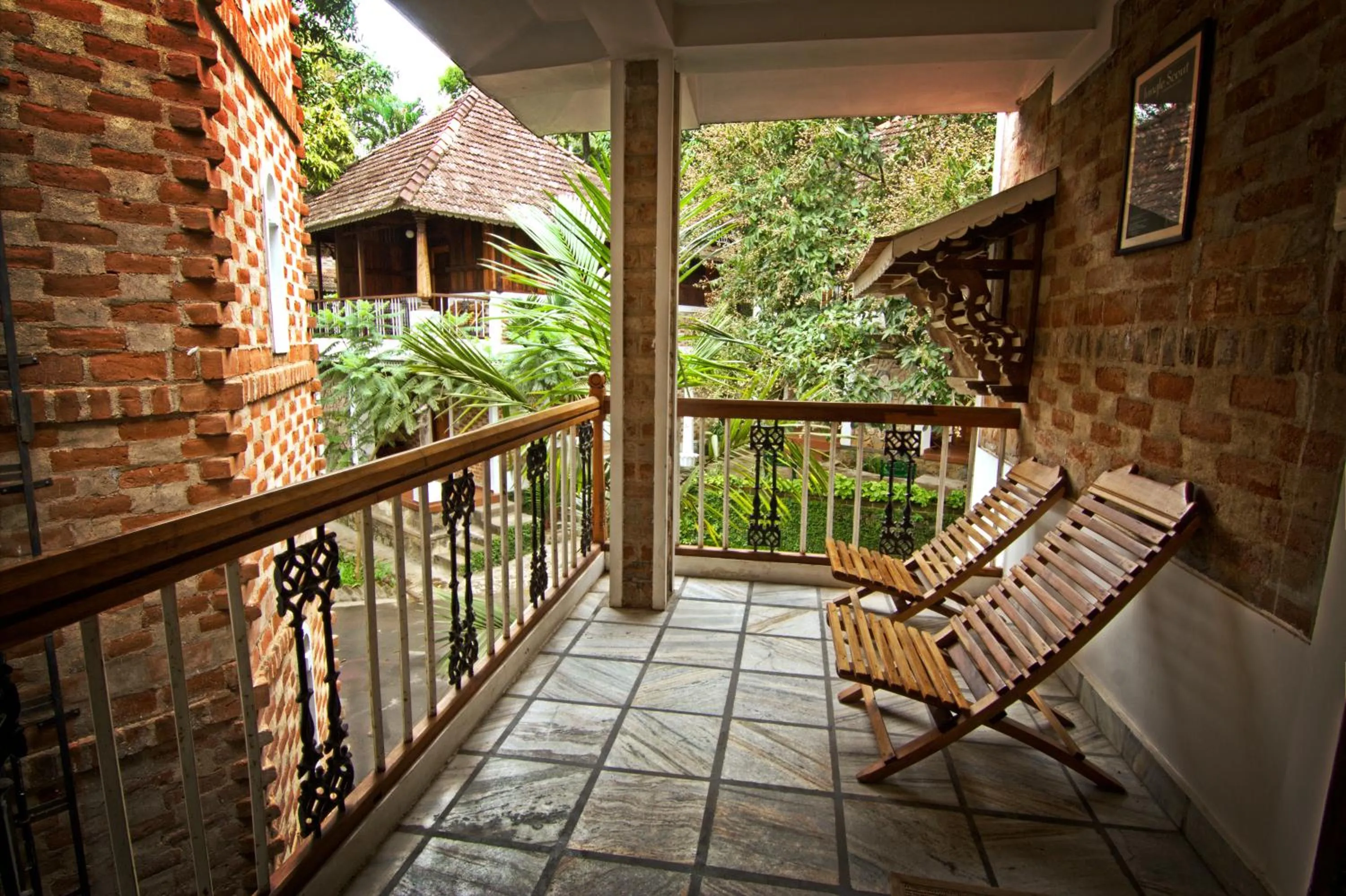 Balcony/Terrace in Hotel Ambadi
