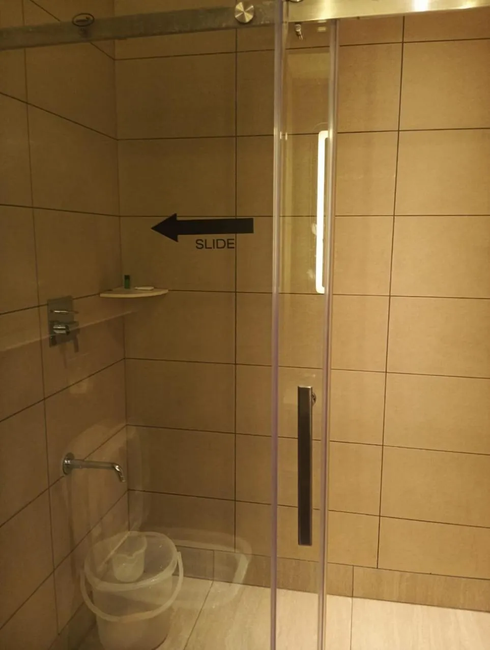 Shower in The Arcadia Coimbatore Airport