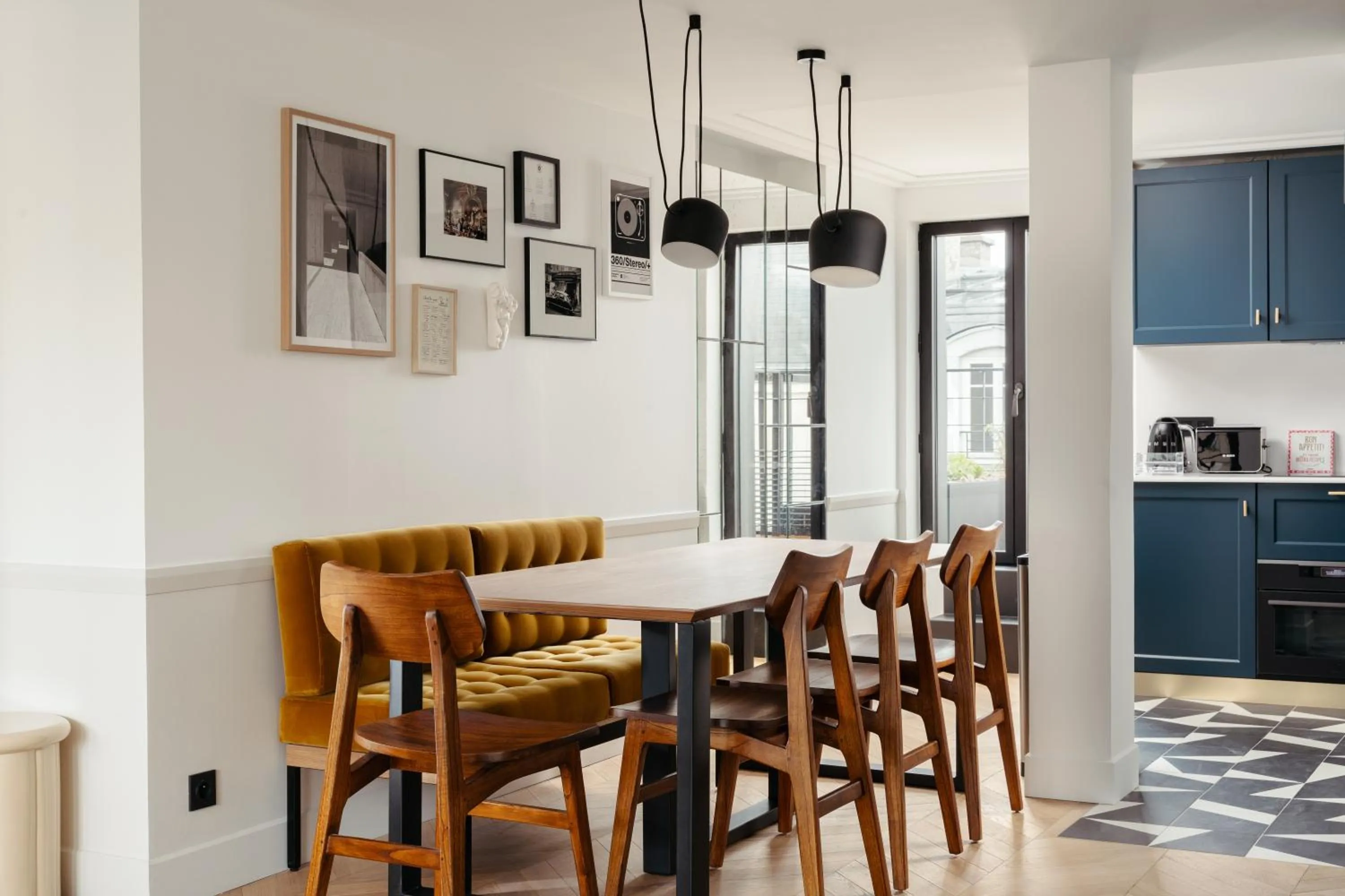 Dining area in My Maison In Paris Invalides