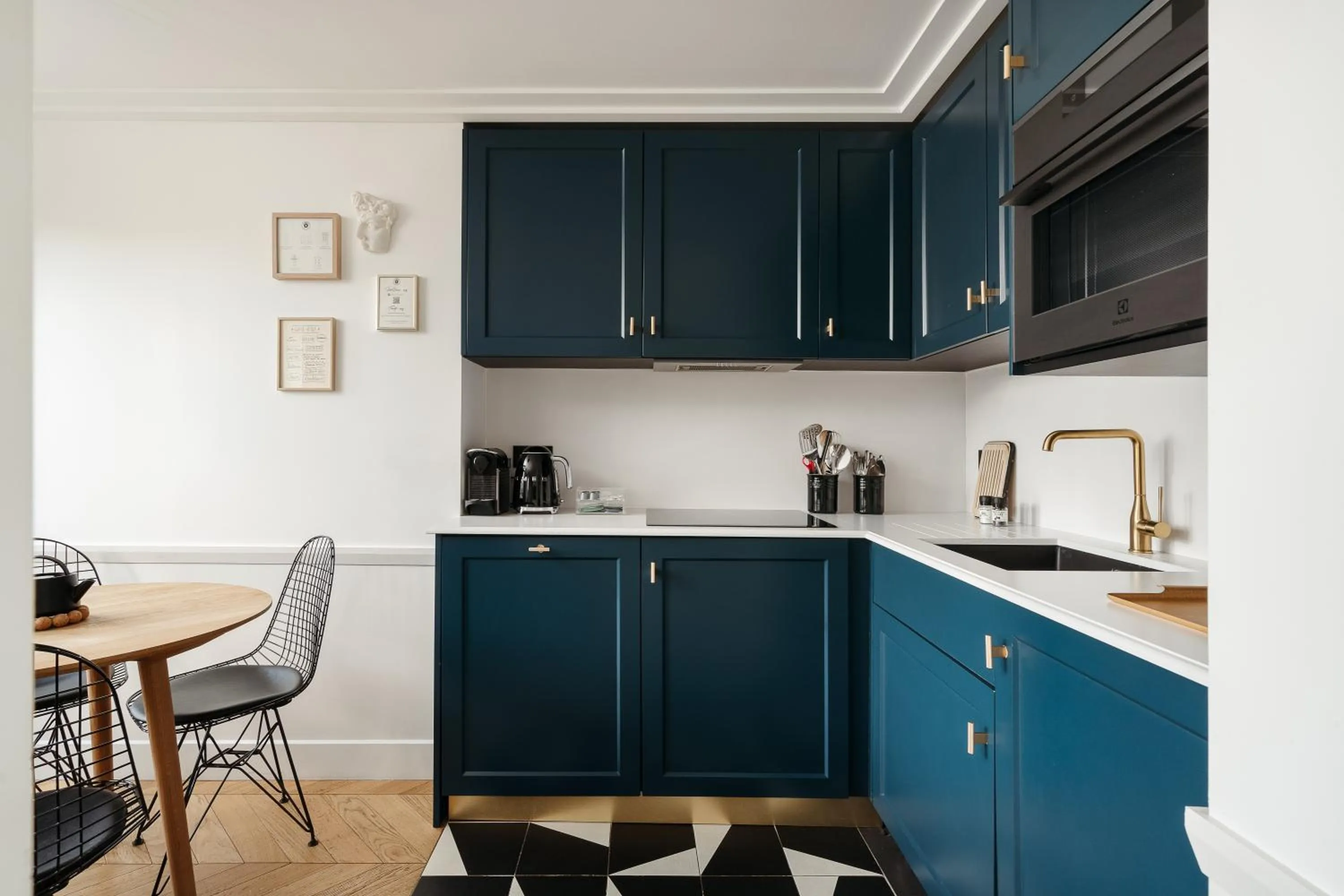 kitchen in My Maison In Paris Invalides