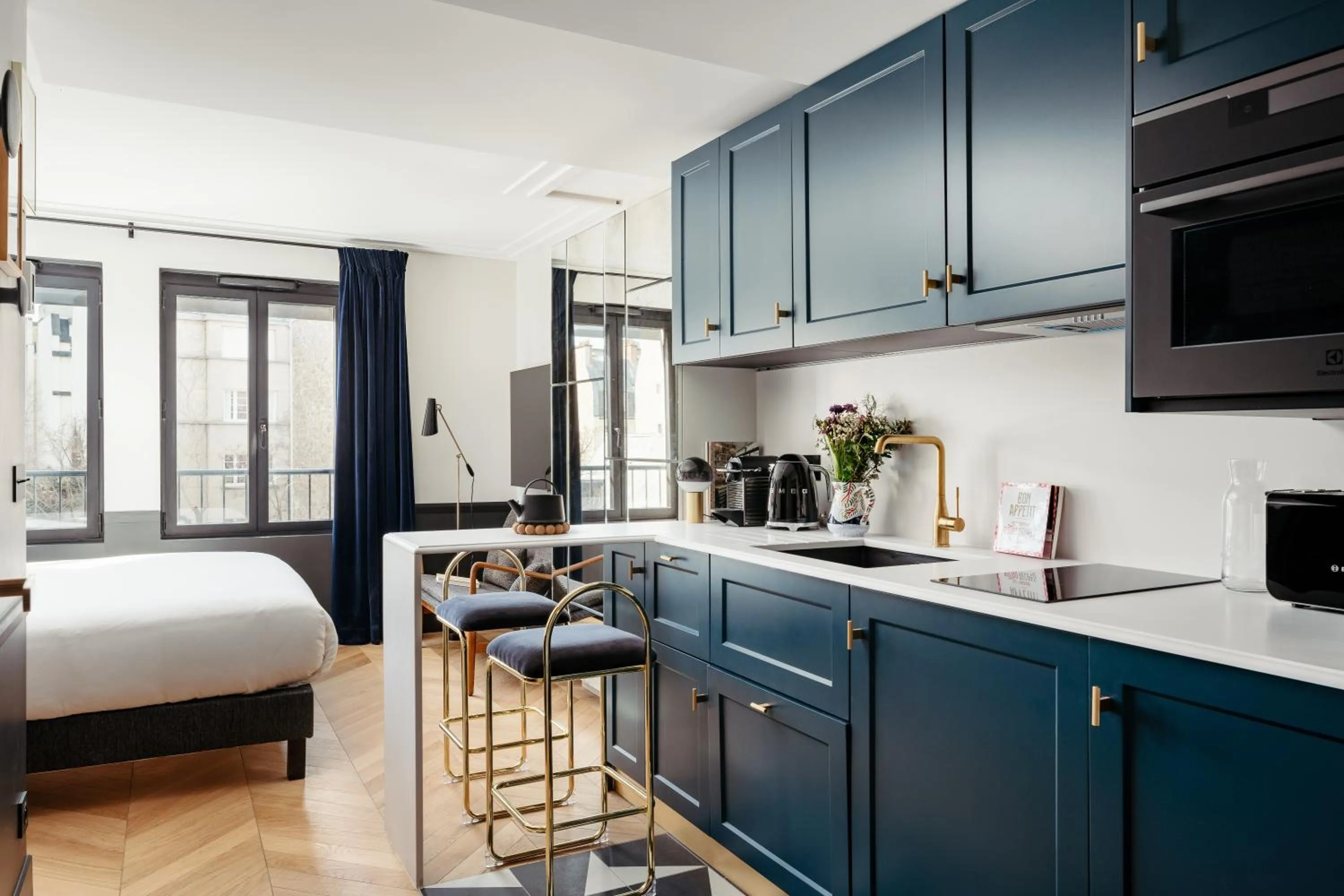 Bedroom, Bed in My Maison In Paris Invalides