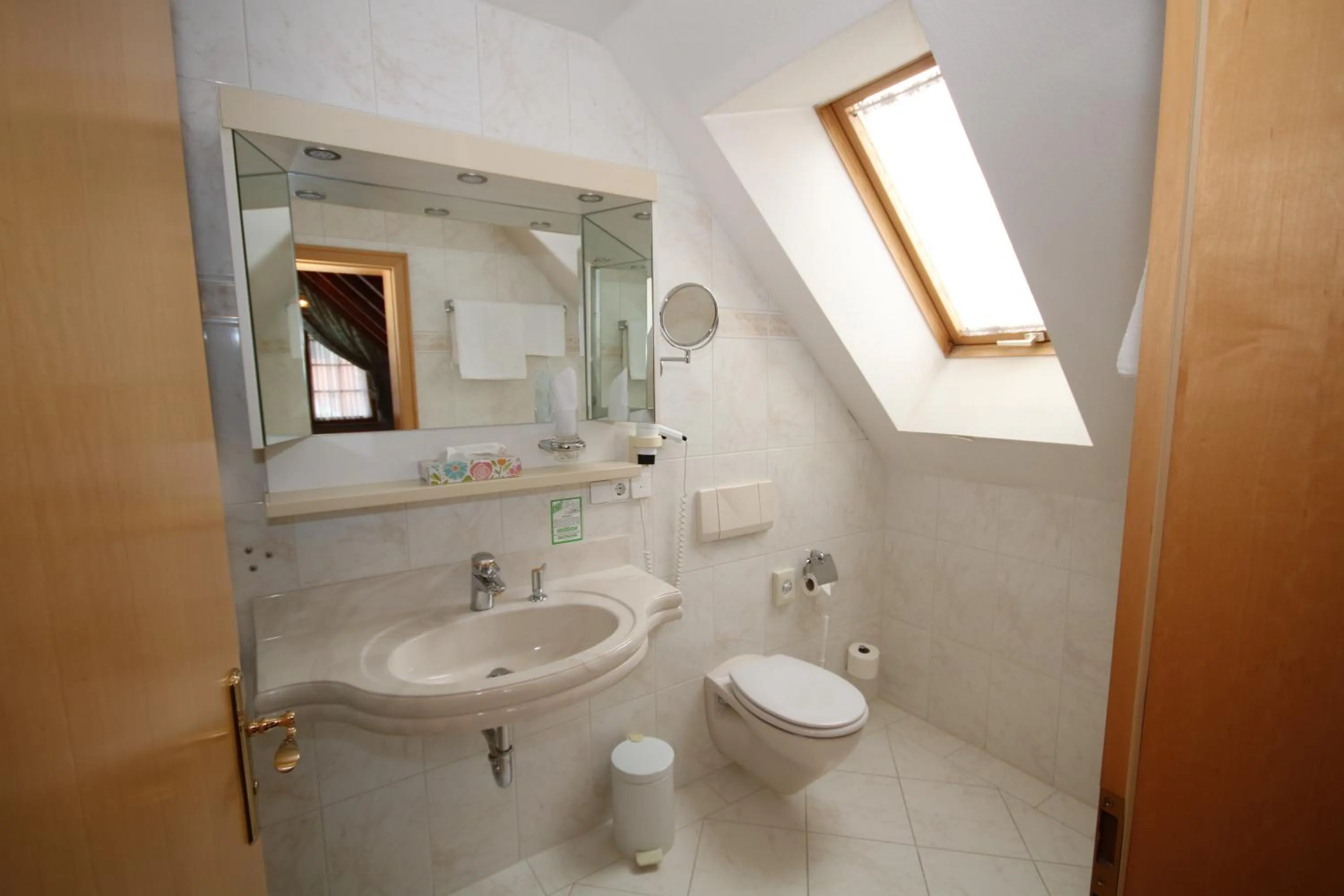 Toilet in Hotel-Restaurant Hirsch