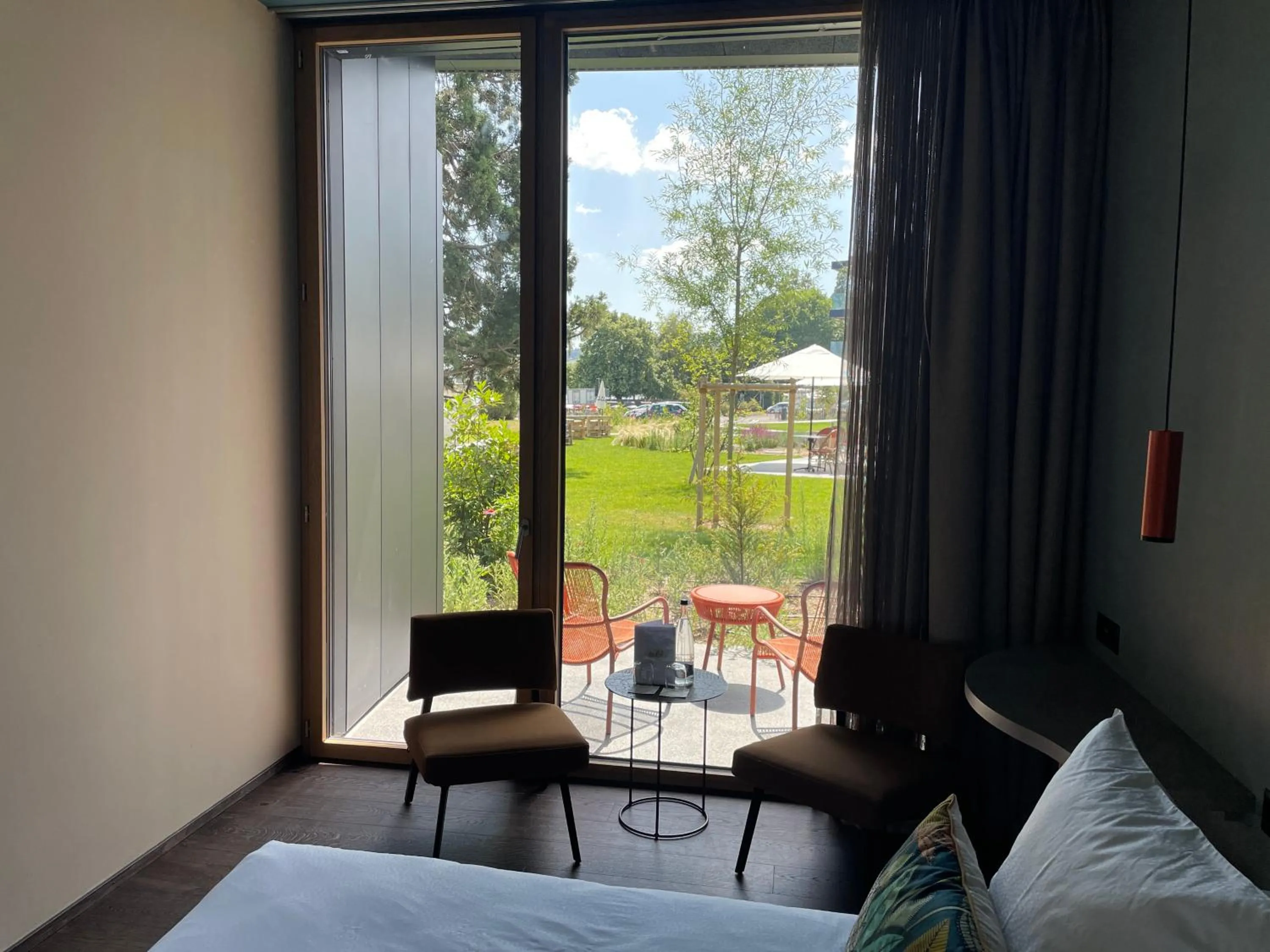 Balcony/Terrace in Hôtel Restaurant Port-Conty