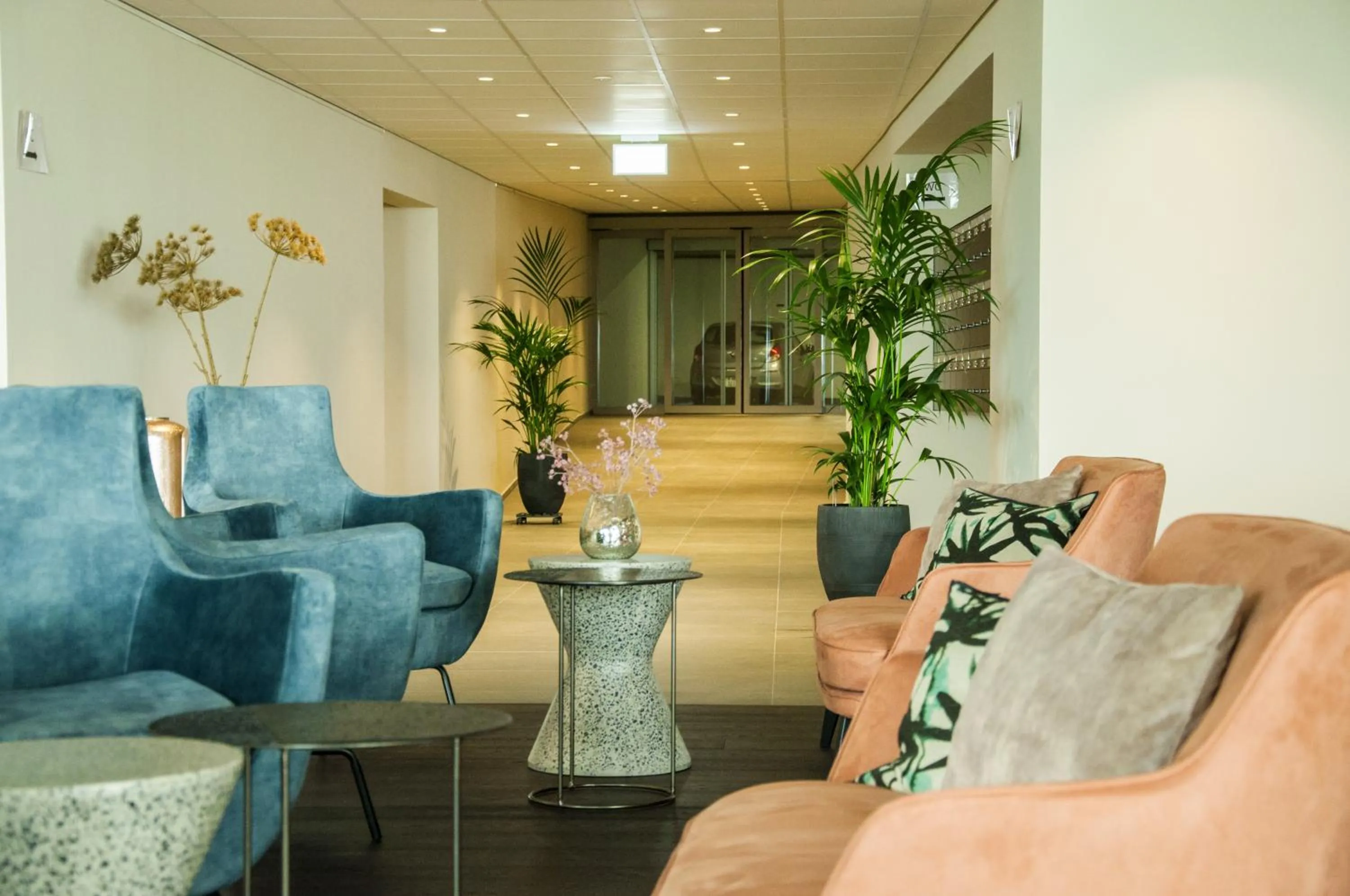 Lobby or reception in Hôtel Restaurant Port-Conty