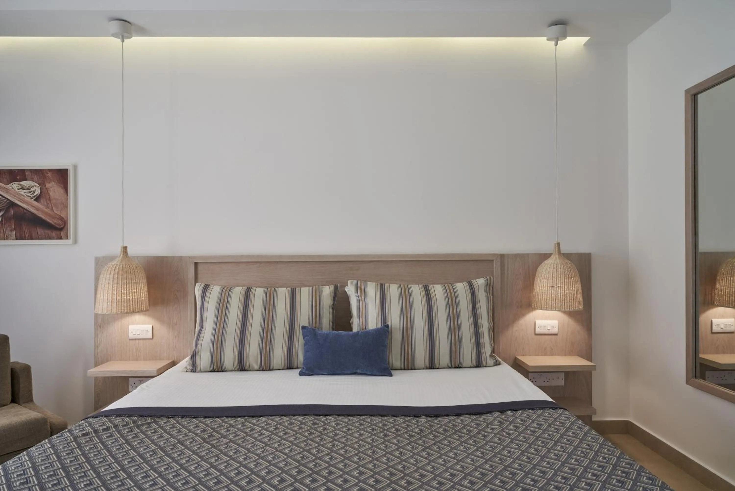 Bed in Atlantica Aeneas Resort