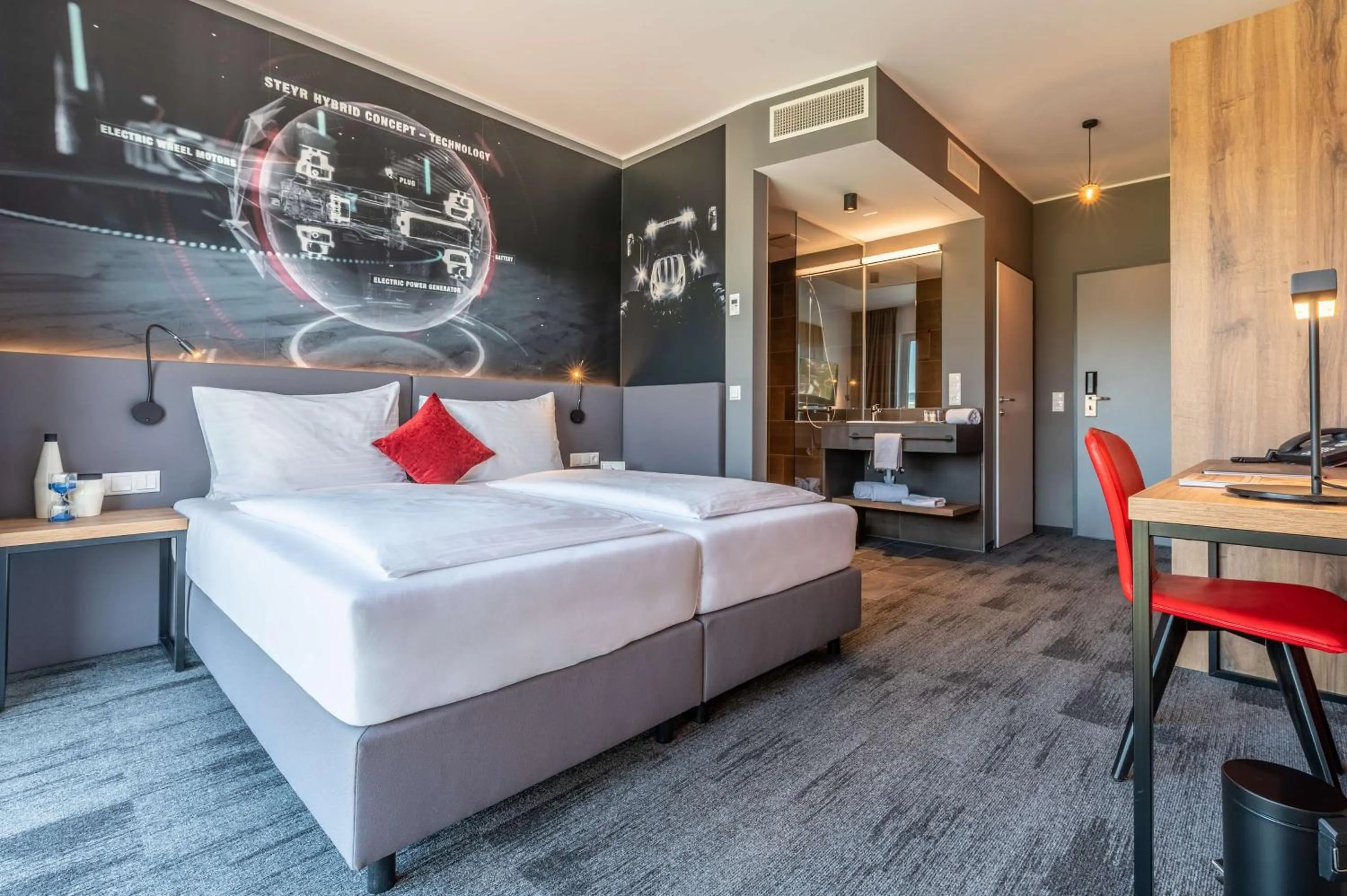 Bedroom, Bed in Aiden by Best Western Stadtgut Hotel Steyr - FREE PARKING