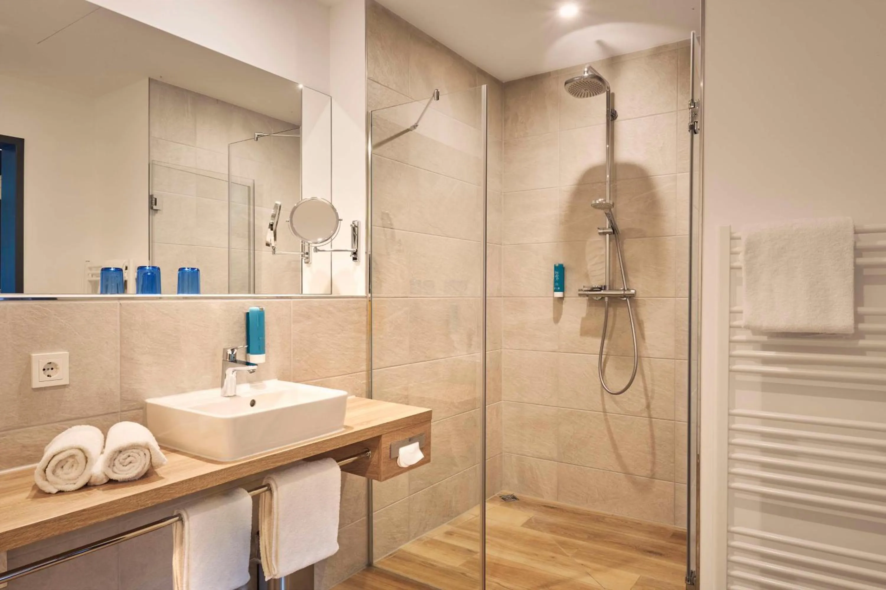 Bathroom in Best Western Hotel Arabellapark Muenchen