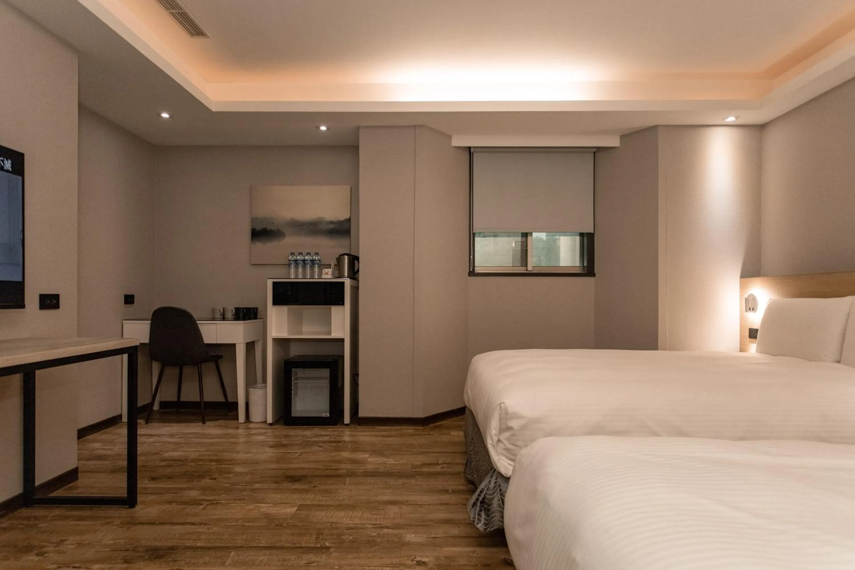 Bed in HUB HOTEL Tucheng