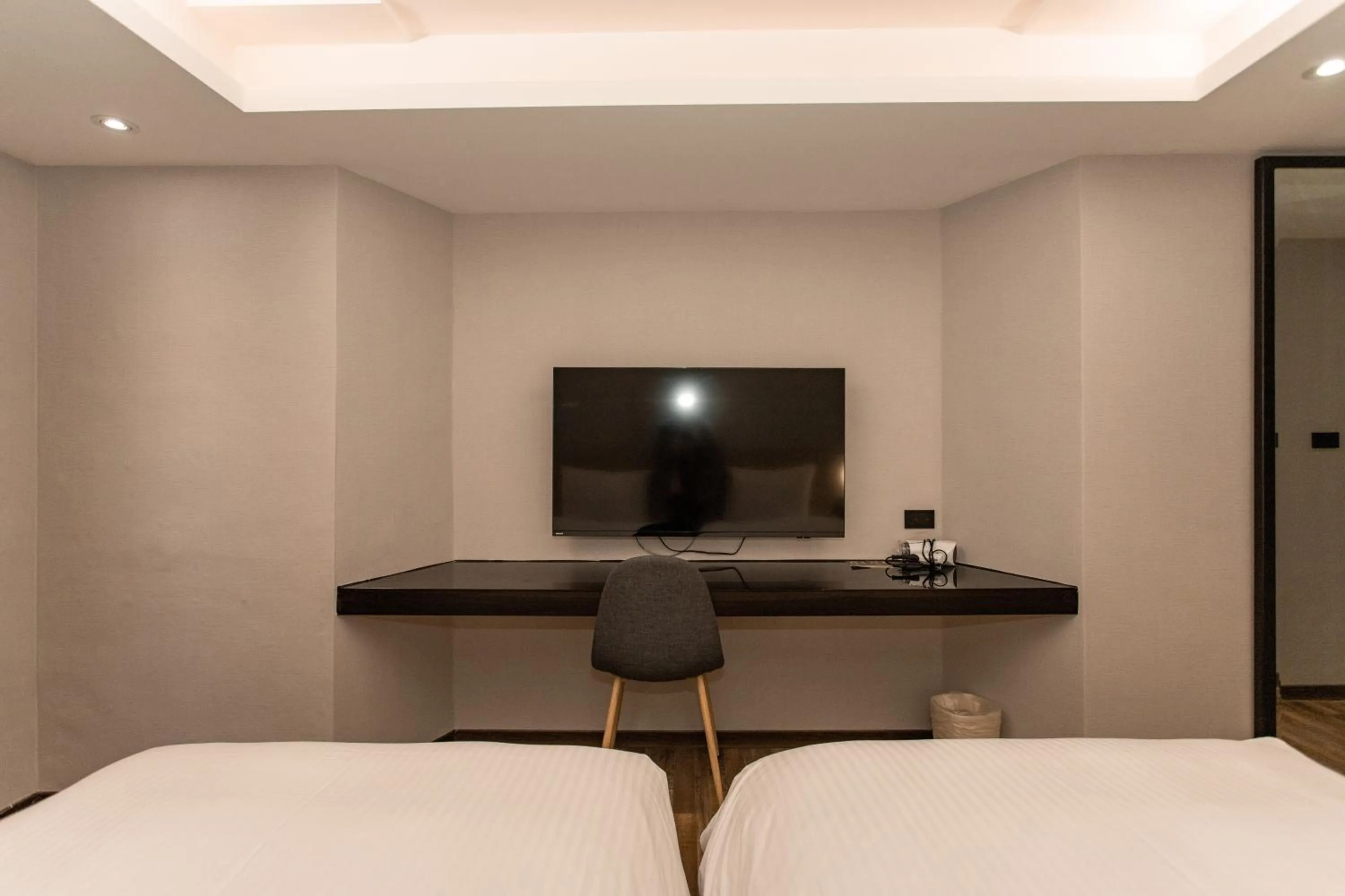 Bed in HUB HOTEL Tucheng