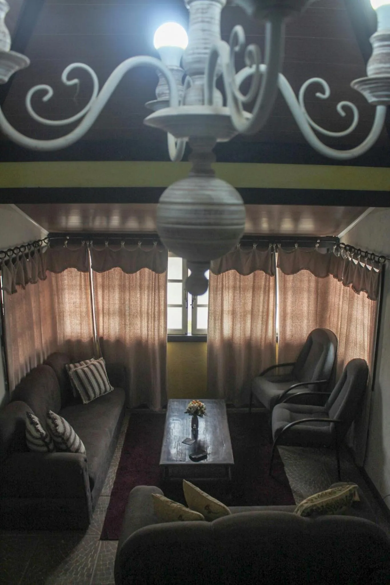 Living room in VOA Pouso Aconchego de Minas